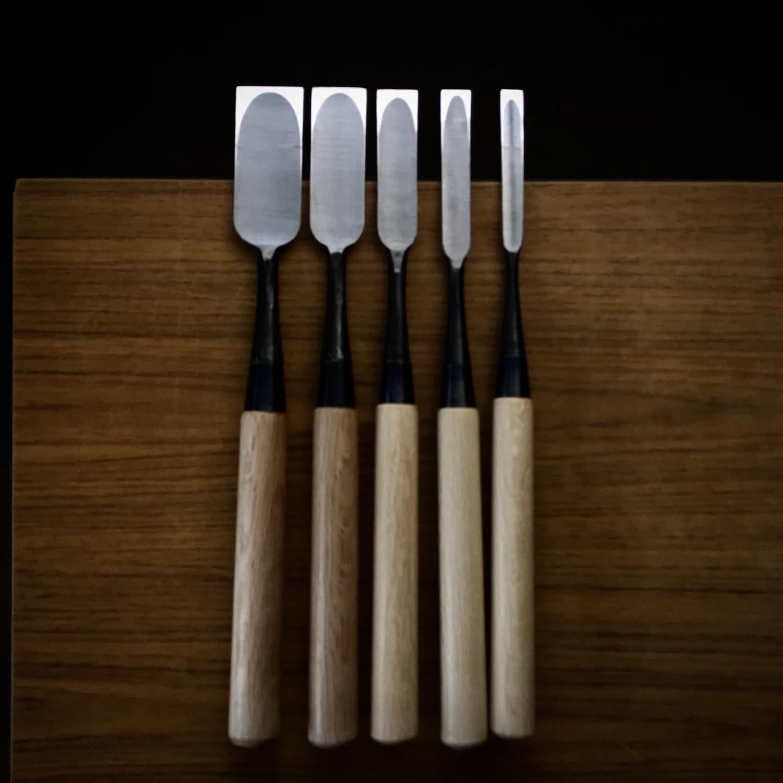 五百蔵秀夫作 五百蔵 薄鑿 薄鑿