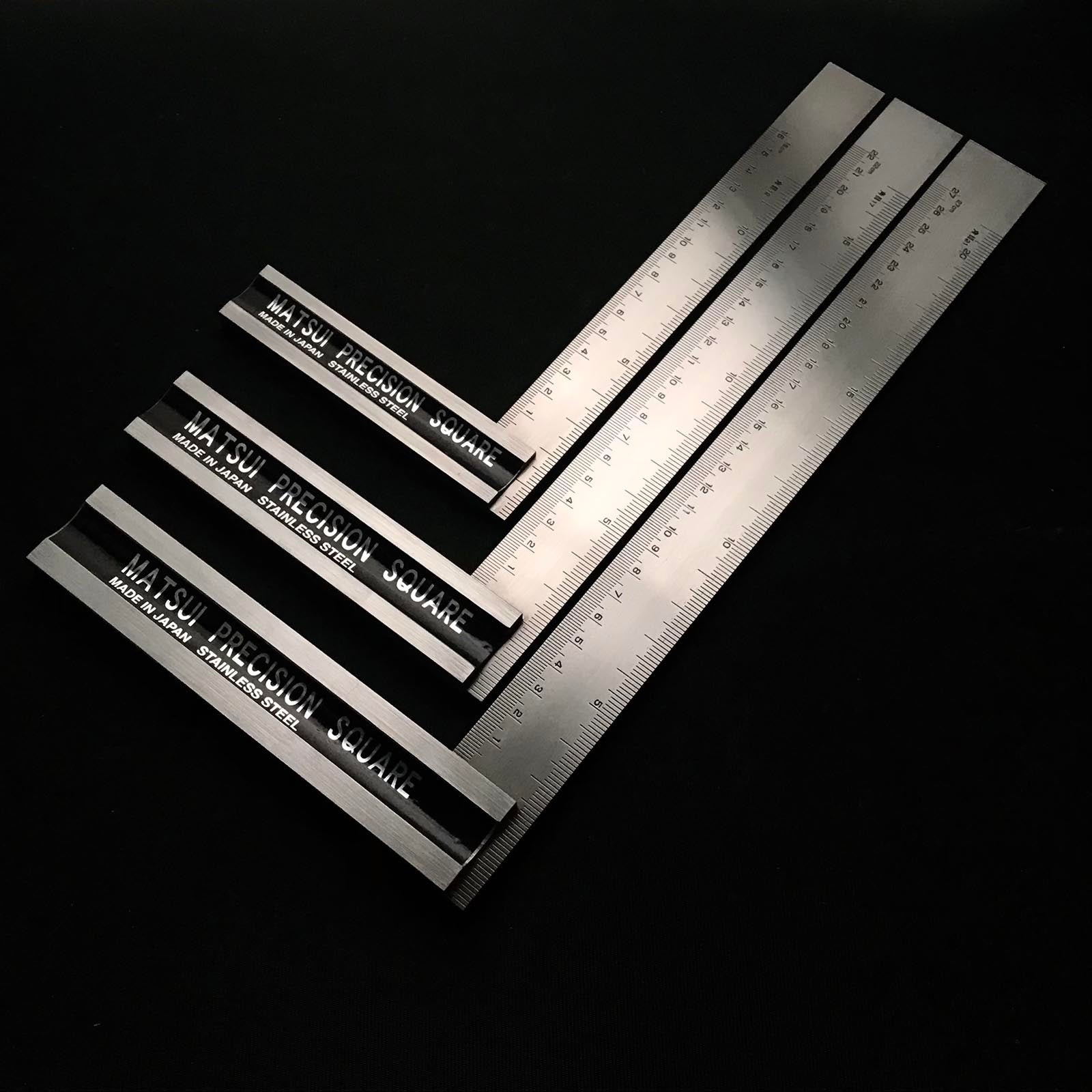 Matsui Precision Stainless Steel Square Large Size 松井精密工業 目盛付スコヤ 200,250,300mm