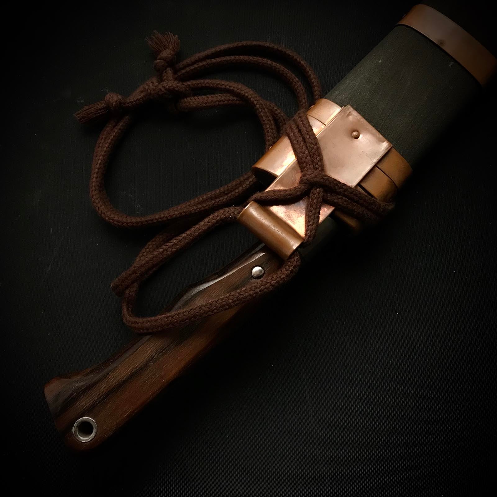 Tadafusa Mountain Knife Single edged 忠房 山刀 又鬼刀 片刃 180mm