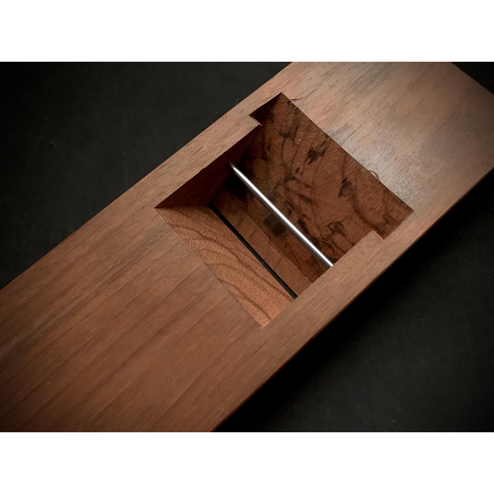 Lightly used Awaji No Yunagi Smoothing Plane (Kanna) by Chiyotsuru Sadahide First Generation 初代千代鶴貞秀 仕上げ鉋 淡路の夕凪 80mm