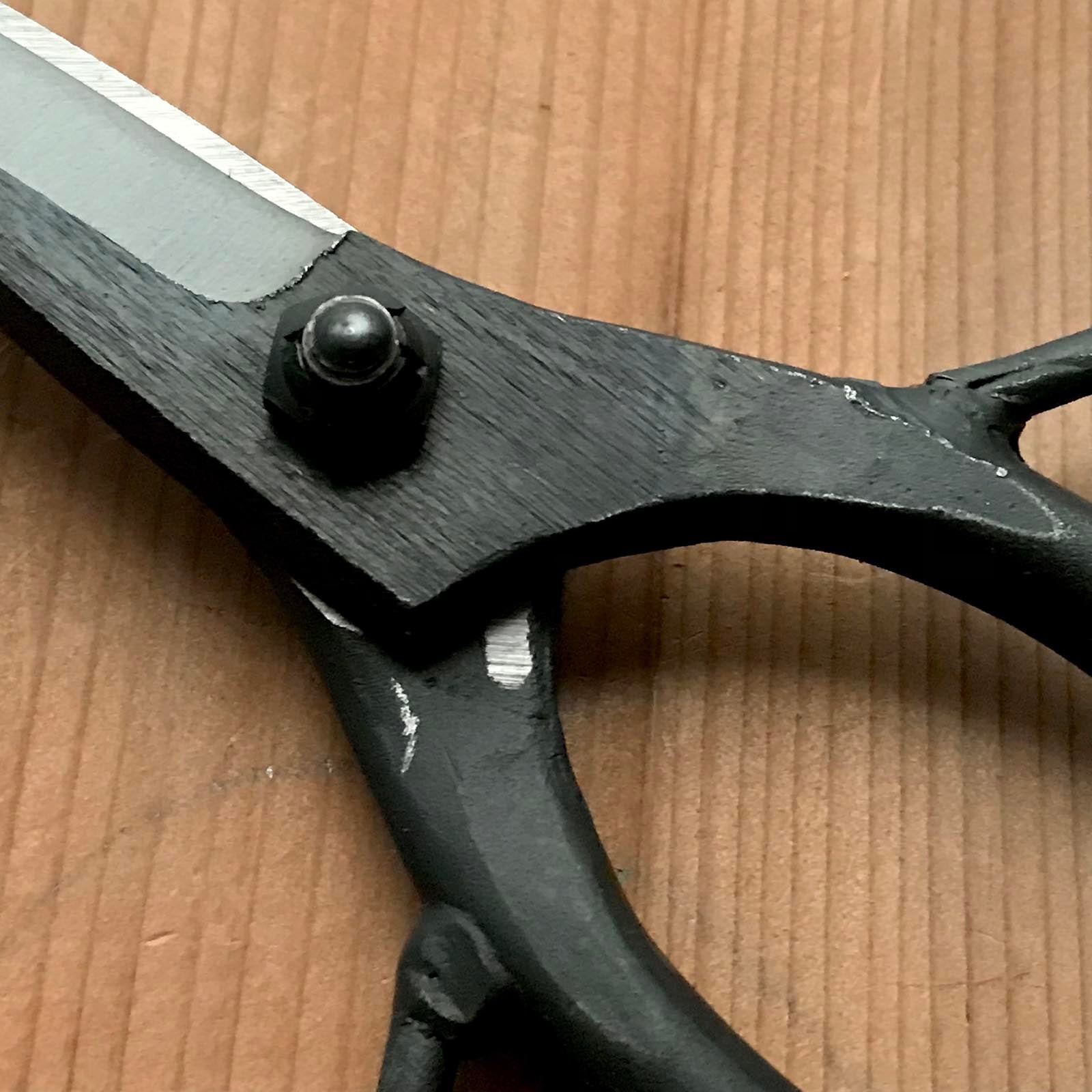 Old stock Hand made Okubo Shears By Munehiro 掘出し物 宗寬 大久保鋏 手作り 205mm