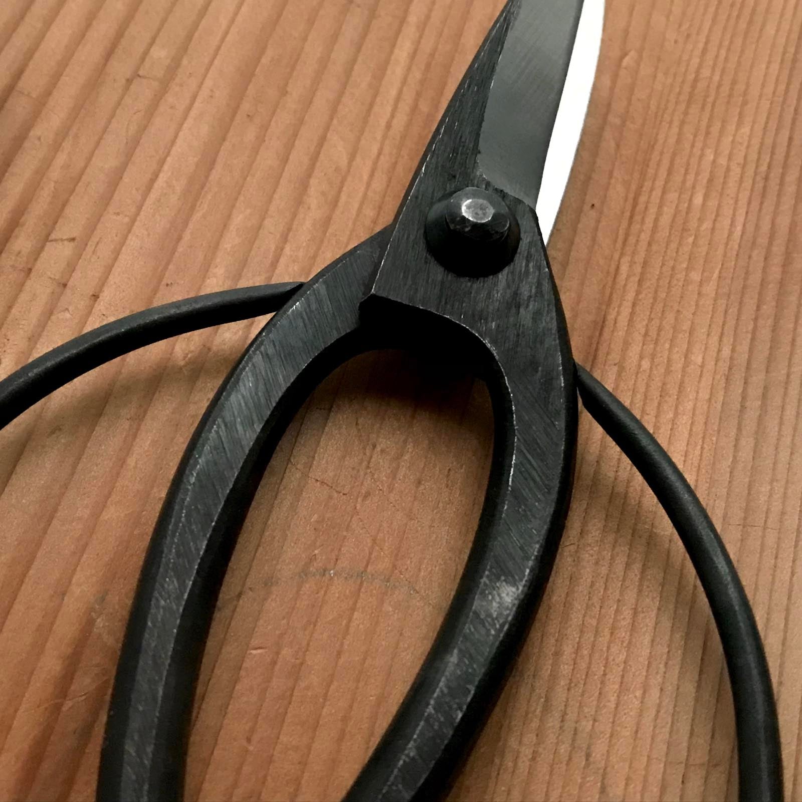 Old stock Hand made Okubo Shears By Kouetsu 掘出し物 侊悦 大久保鋏 手作り 190mm