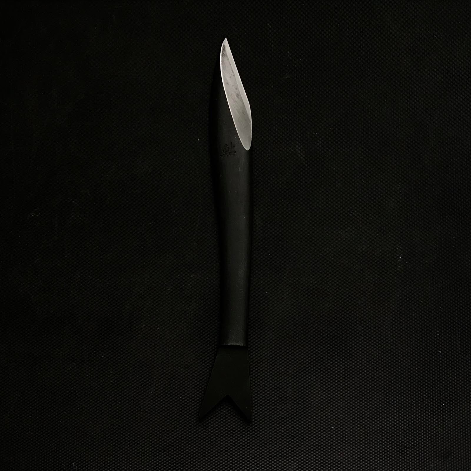 Old stock Sukemaru 3rd generation Kiridashi by Kanda Kioku 掘出し物 碓氷金三郎 鯰 三代目助丸作 切出し小刀