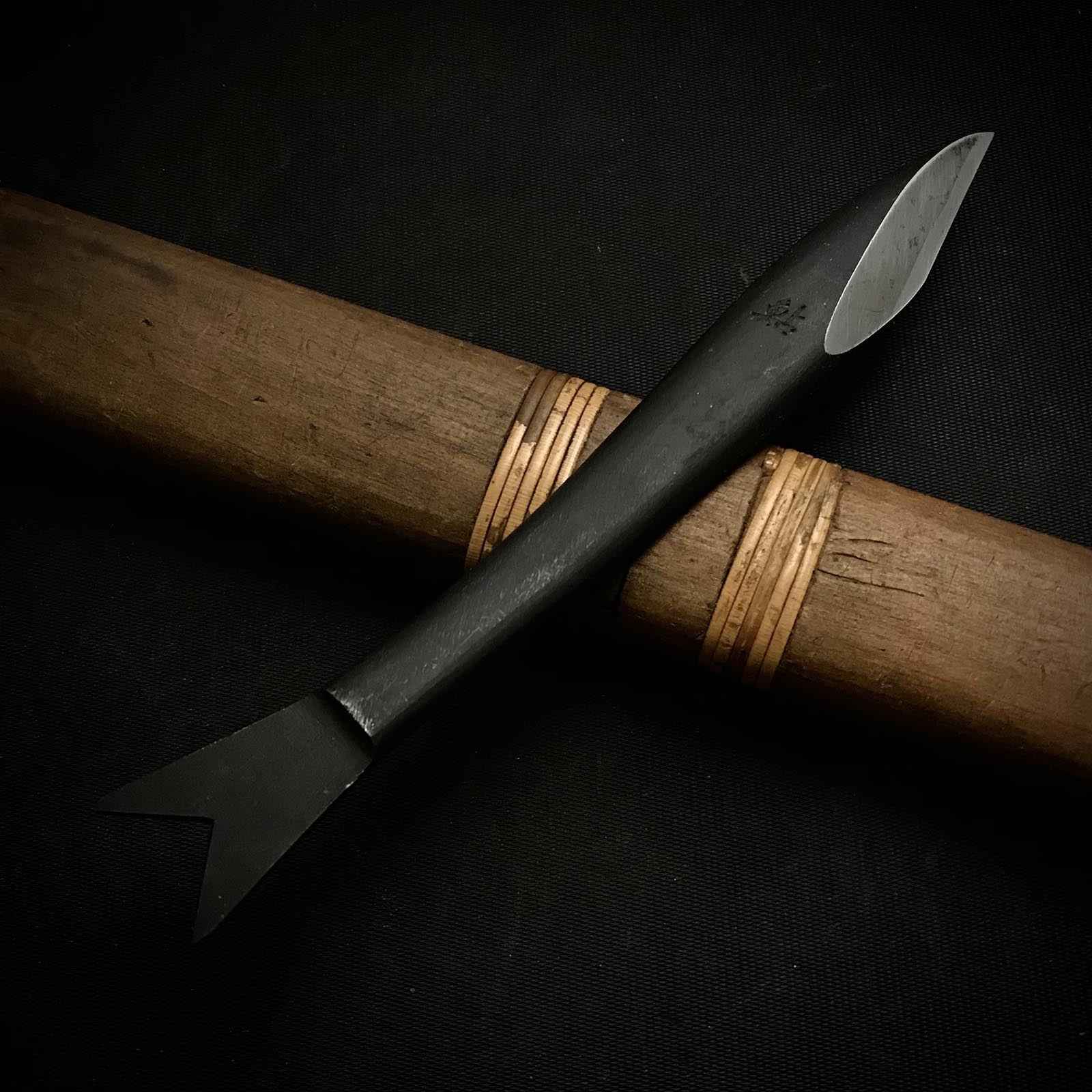 Old stock Sukemaru 3rd generation Kiridashi by Kanda Kioku 掘出し物 碓氷金三郎 鯰 三代目助丸作 切出し小刀