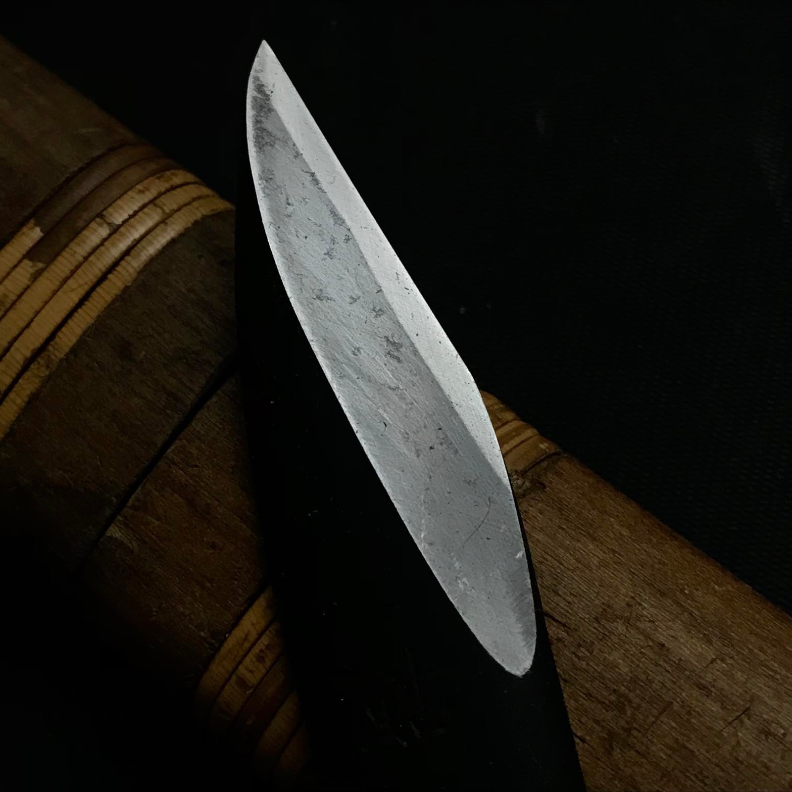 Old stock Sukemaru 3rd generation Kiridashi by Kanda Kioku 掘出し物 碓氷金三郎 鯰 三代目助丸作 切出し小刀
