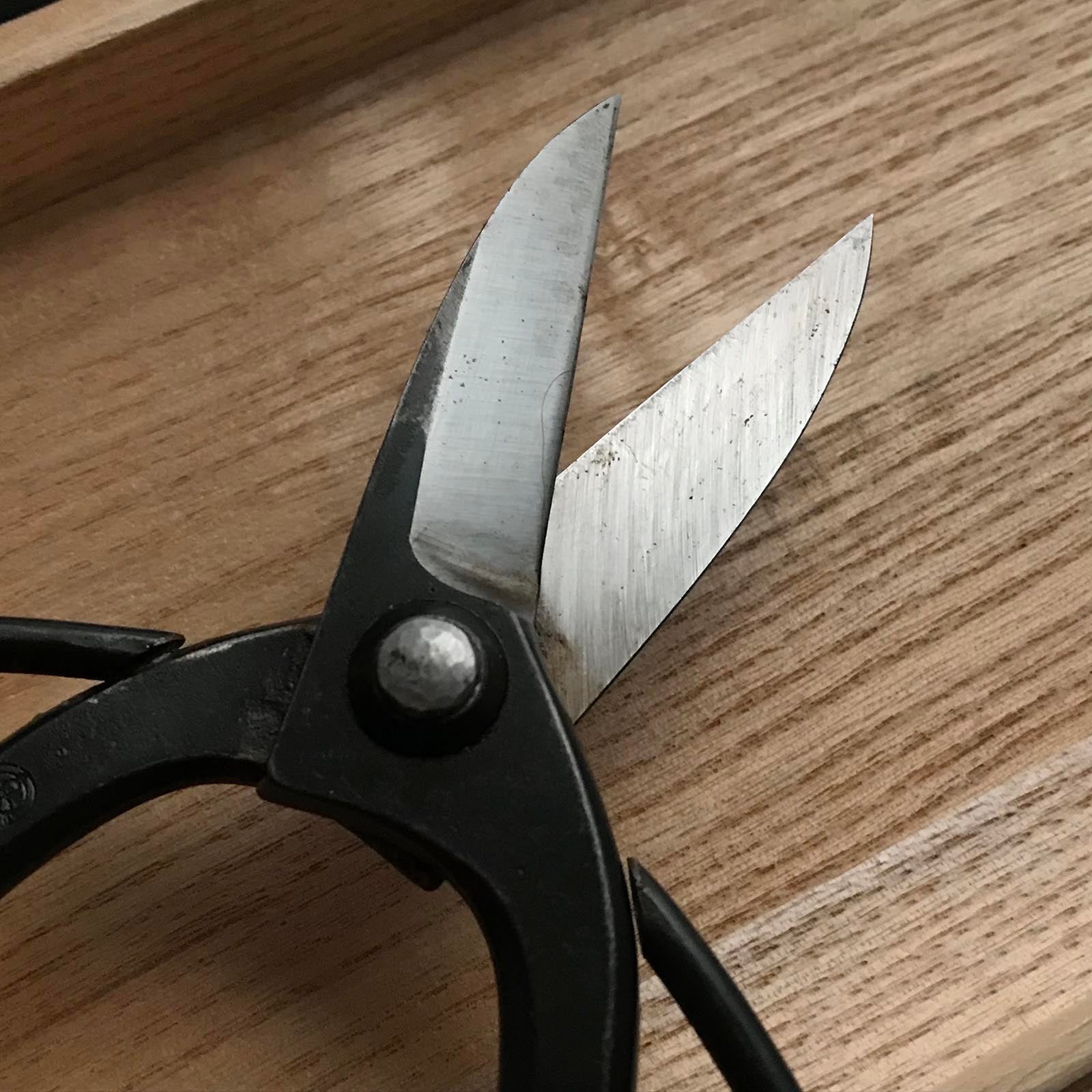 古株 国治 手作り 大久保鋏 掘り出し物 國治 大久保鋏 手作り 190mm