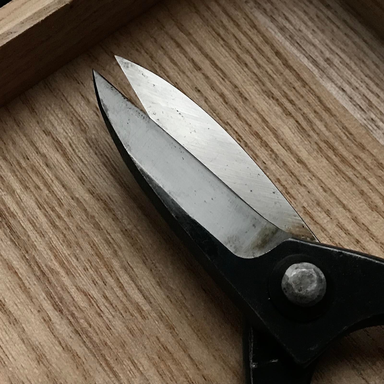 古株 国治 手作り 大久保鋏 掘り出し物 國治 大久保鋏 手作り 190mm