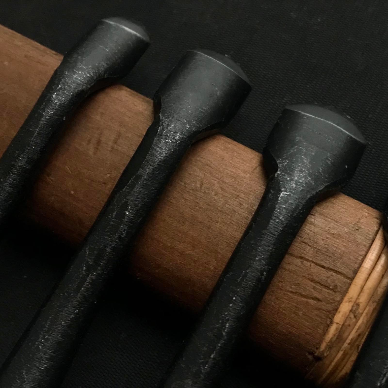 Chousei Spoon chisels Carving chisels with Blue steel 彫清 丸曲鑿 青紙鋼