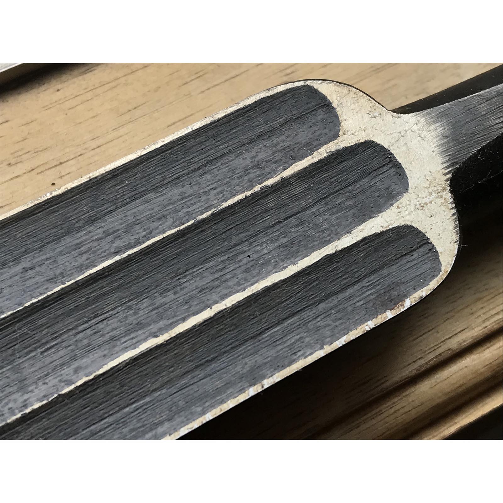 Kishokanemitsu Slick Chisels Set with hand made Triple ura 吉祥兼光 本突き組鑿 三つ裏 48mm 30mm 24mm