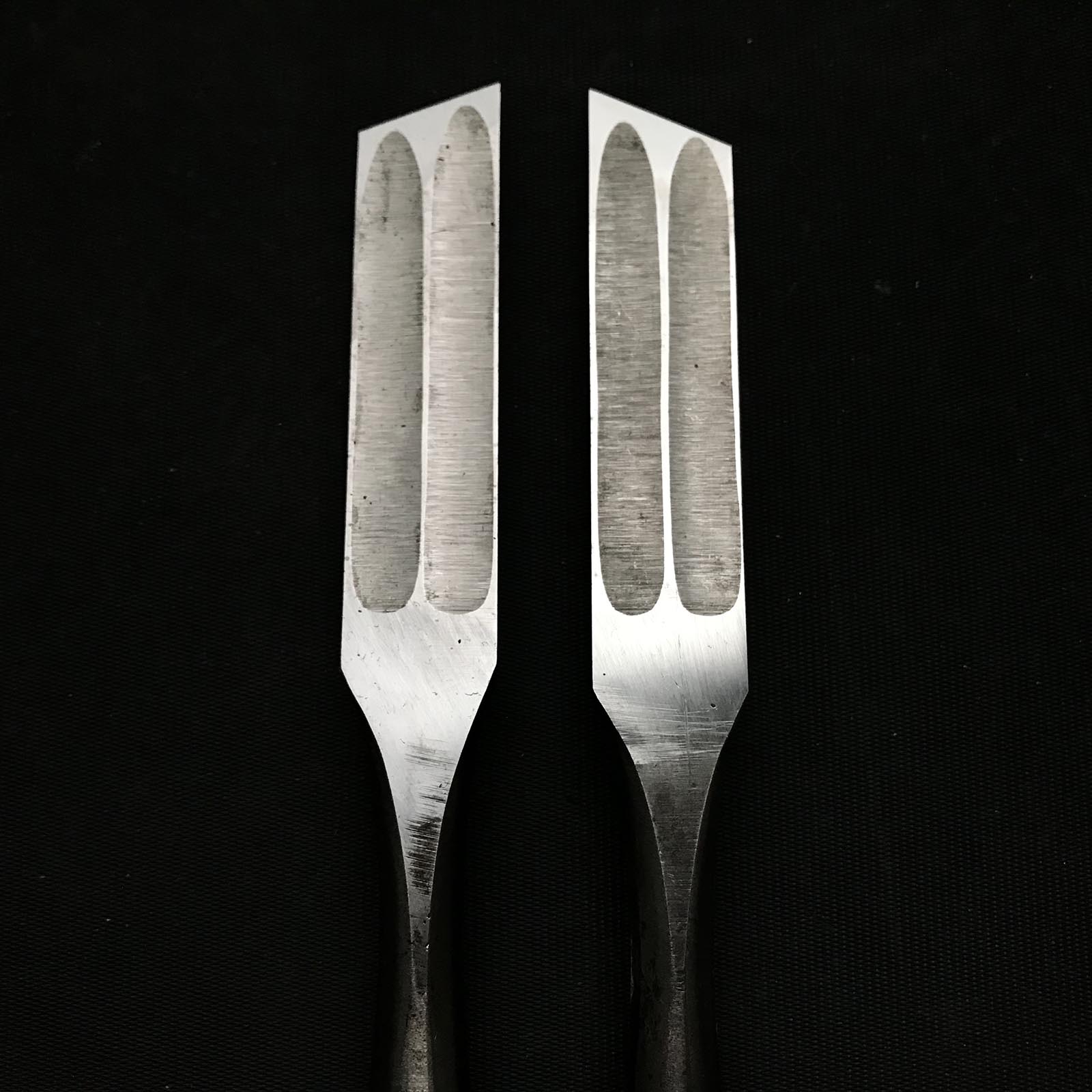 Old stock Masamune Damekiri Oblique chisels Set 正宗 イスカダメ切り鑿 セット 18mm