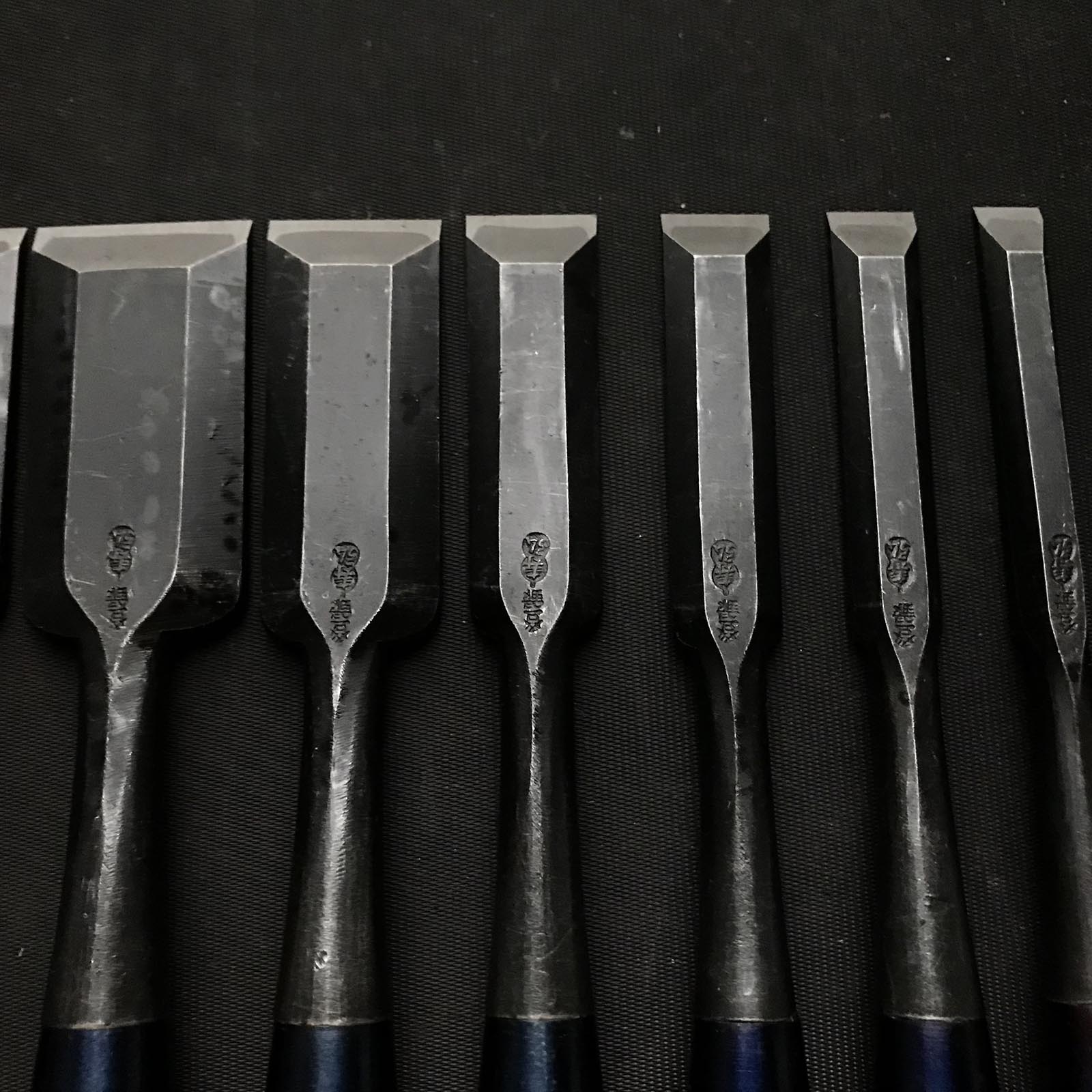 助丸四代目 碓井義雄作 卓上ノミ 木箱入り 四代助丸 碓氷淑郎 追入組鑿 桐箱付 おいれのみ