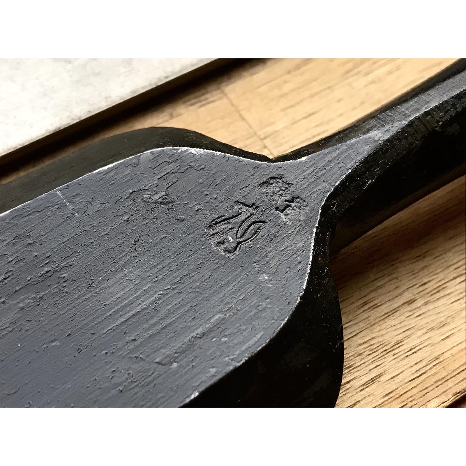 Kitsune Slick Chisels set by Isono Nobuo (Ootsuki-nomi, Hontsuki-Nomi) 磯野信夫作 狐 本突き組鑿 48,24mm