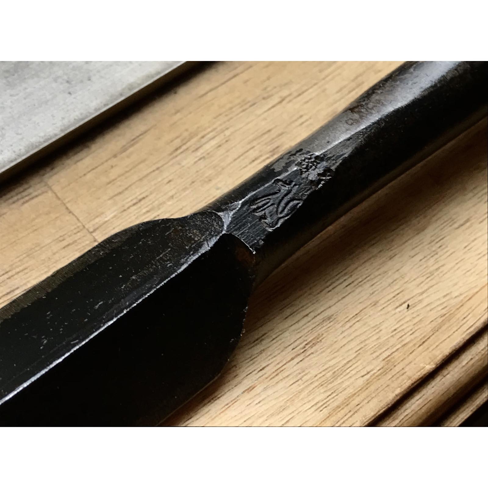 Kitsune Slick Chisels set by Isono Nobuo (Ootsuki-nomi, Hontsuki-Nomi) 磯野信夫作 狐 本突き組鑿 48,24mm