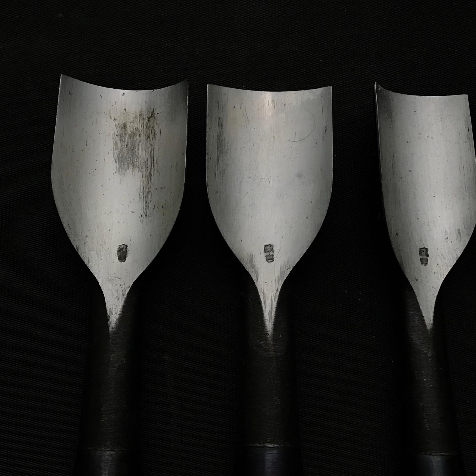 旧在庫 内丸正吉 能見 削りノミ 掘り出し物 政吉 内丸鑿 36,30,24mm