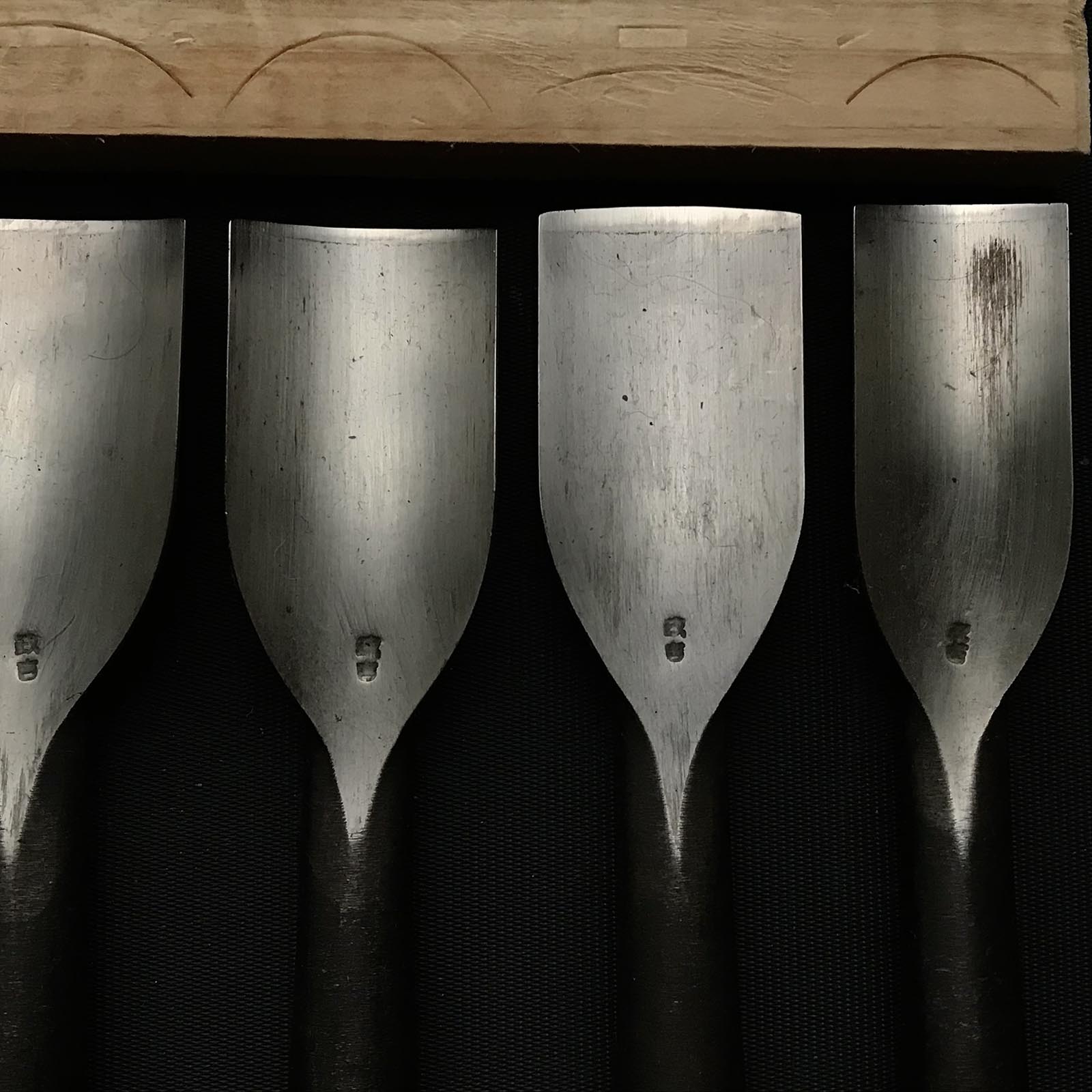 旧在庫 内丸正吉 能見 削りノミ 掘り出し物 政吉 内丸鑿 36,30,24mm