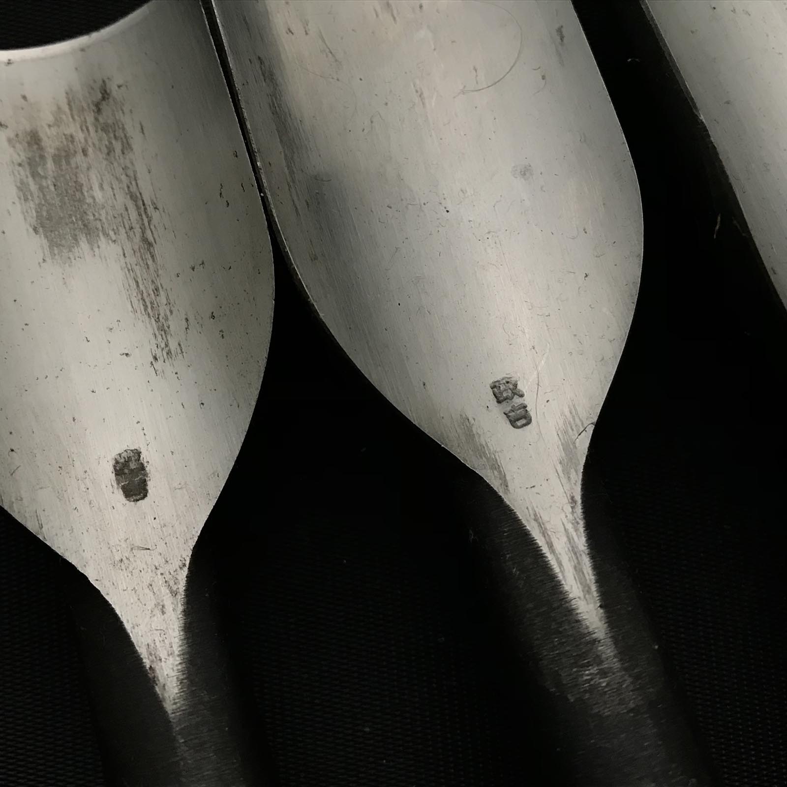 旧在庫 内丸正吉 能見 削りノミ 掘り出し物 政吉 内丸鑿 36,30,24mm