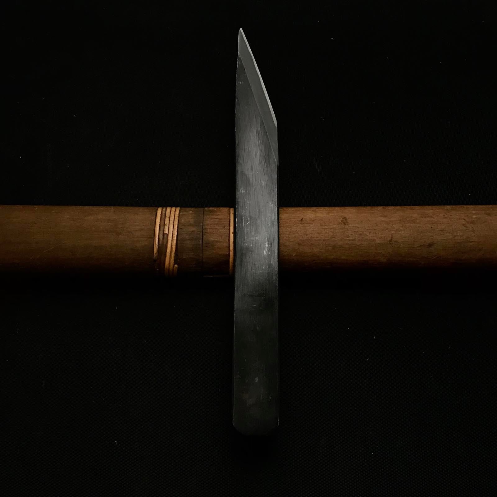 五壽年 常三郎作 黒打 切り出し小刀 右 21mm