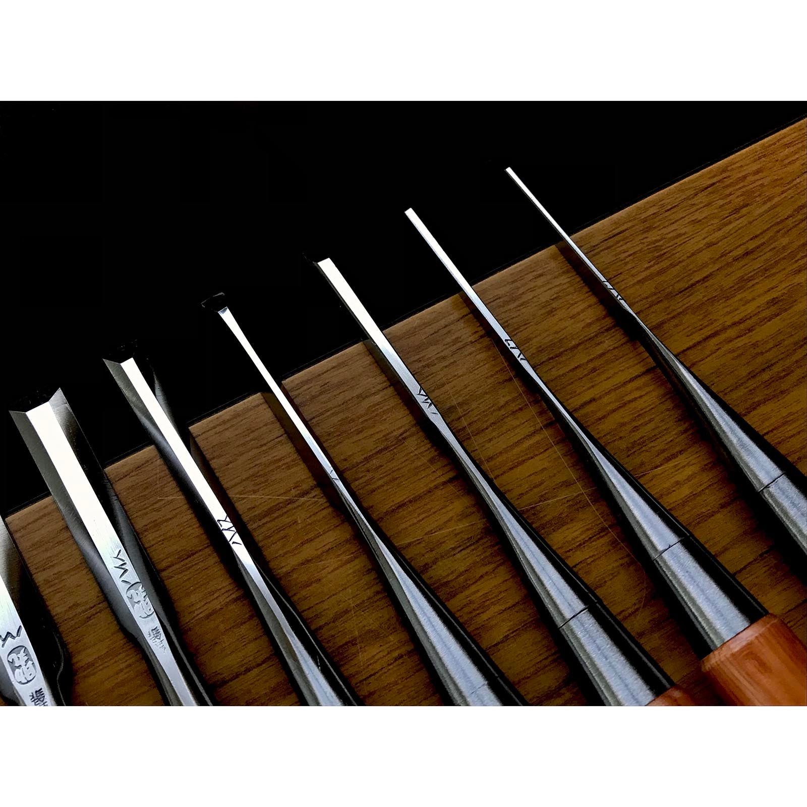 四代助丸 碓氷淑郎 ハイス鋼追入鑿 15本組 Sukemaru 4th High-Speed Steel Bench chisels set