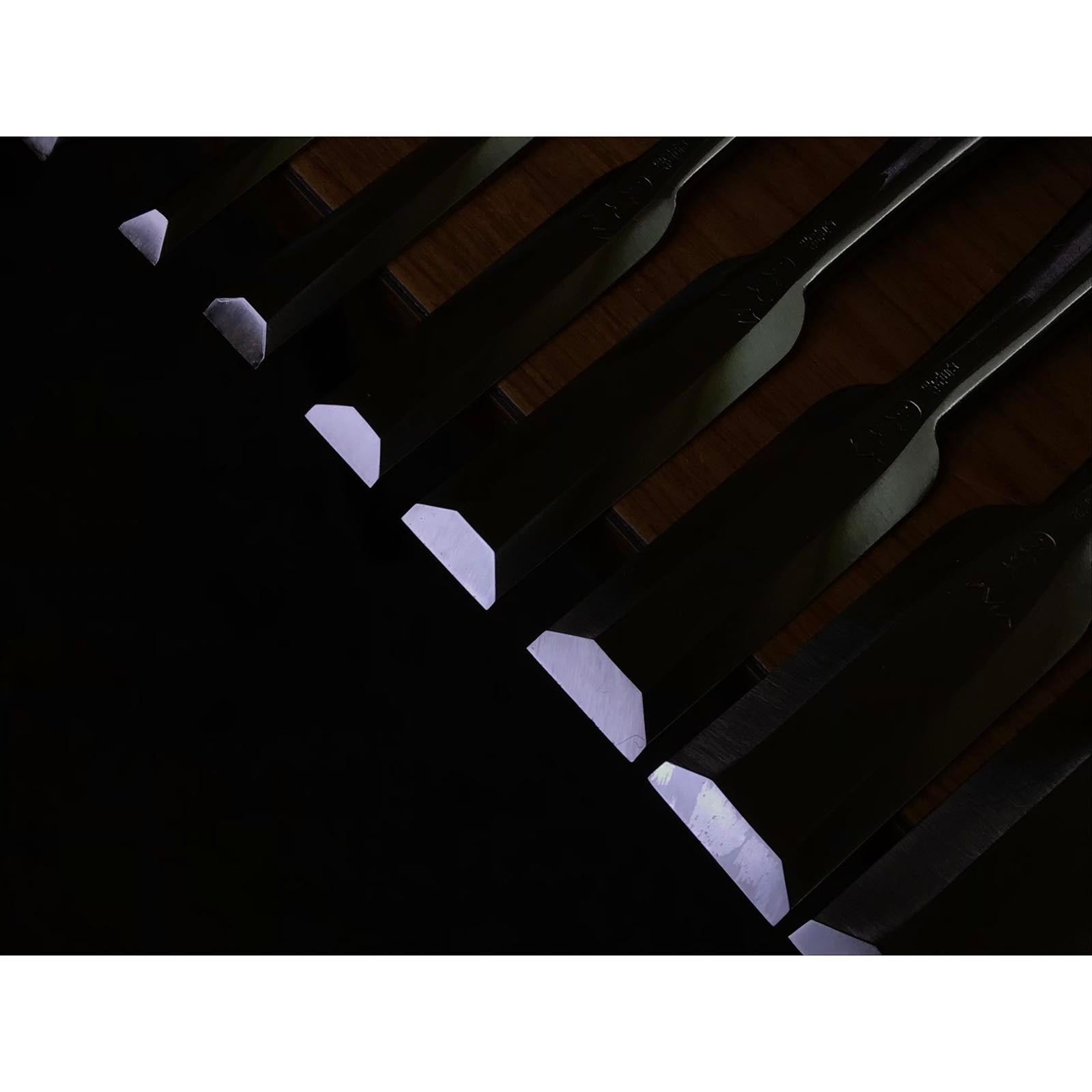 四代助丸 碓氷淑郎 ハイス鋼追入鑿 15本組 Sukemaru 4th High-Speed Steel Bench chisels set