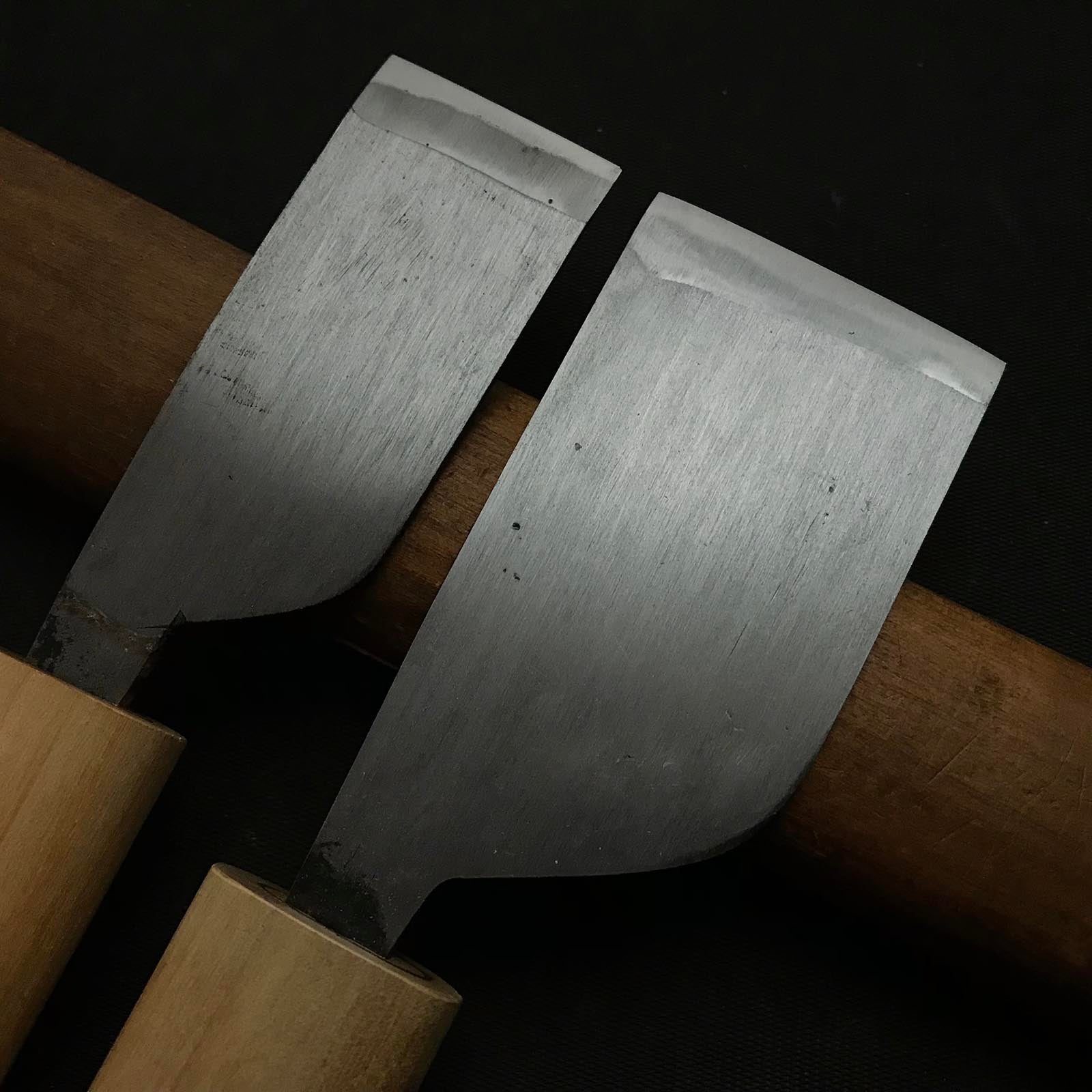 掘り出し物 東京國秀 革包丁 青紙鋼 30,42mm