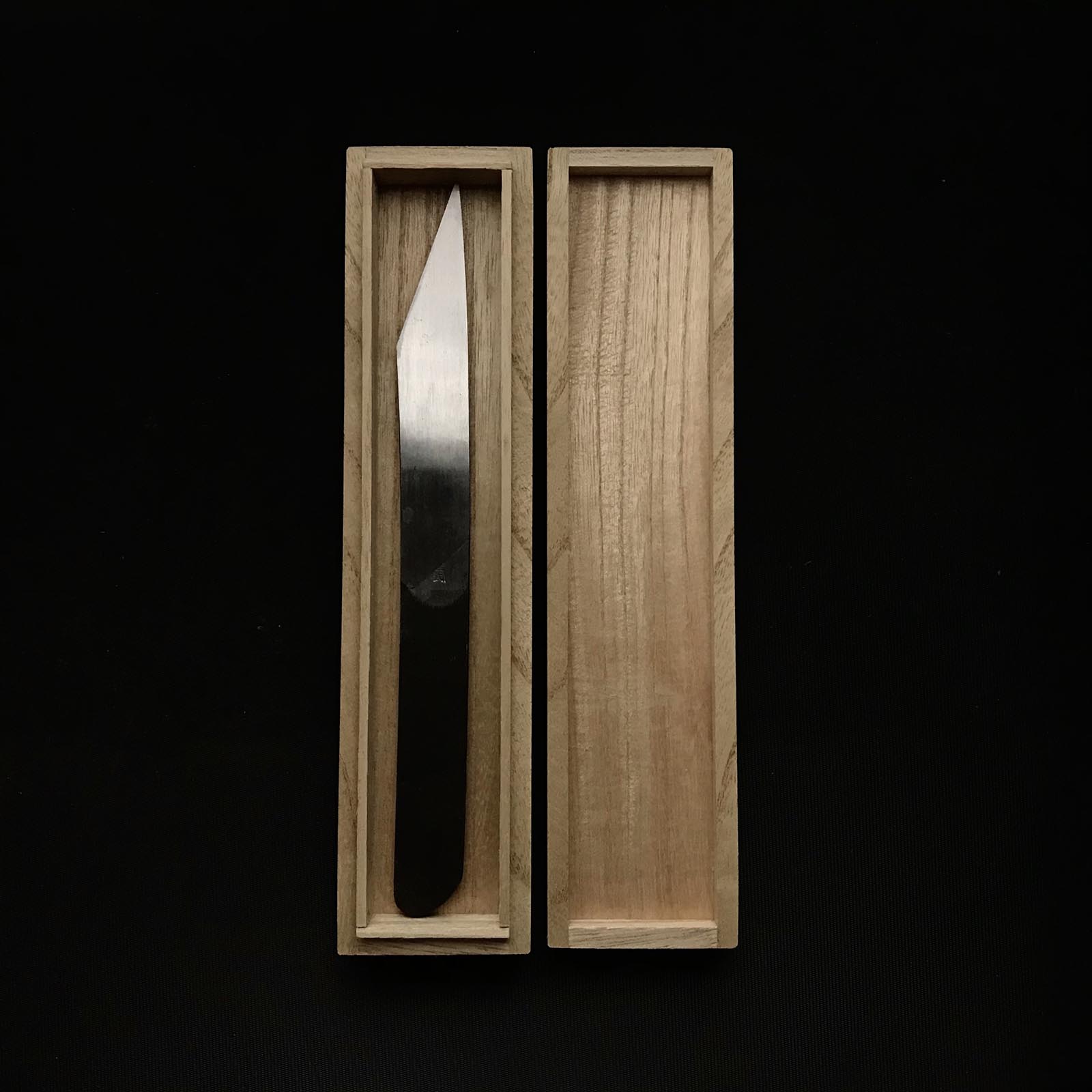 Old stock Kanetake Kiridashi by Takahashi 3 Generations Right hand 掘出し物 高橋和己作 カネ武 切出し小刀 釜地 21mm