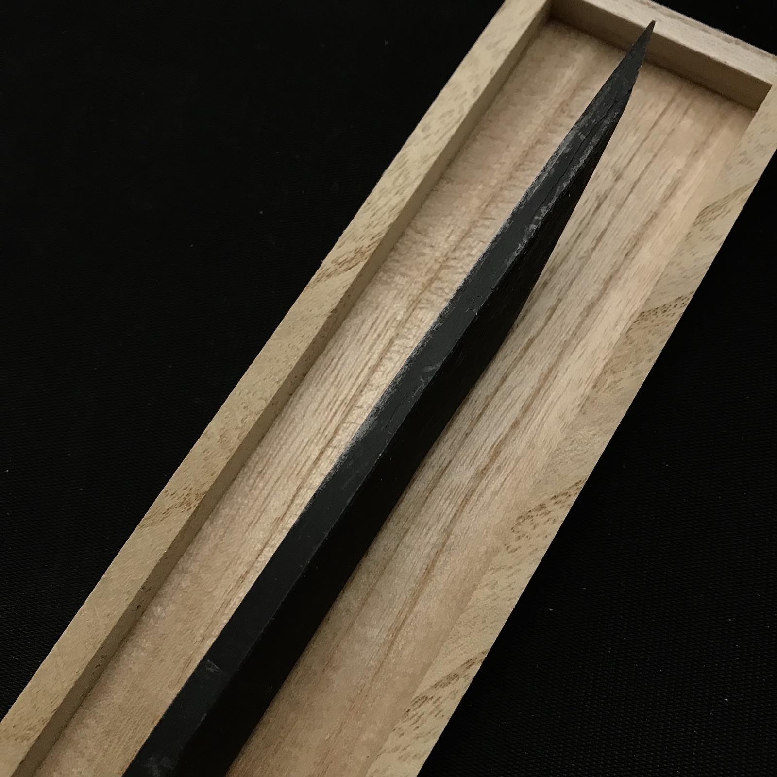 Old stock Kanetake Kiridashi by Takahashi 3 Generations Right hand 掘出し物 高橋和己作 カネ武 切出し小刀 釜地 21mm