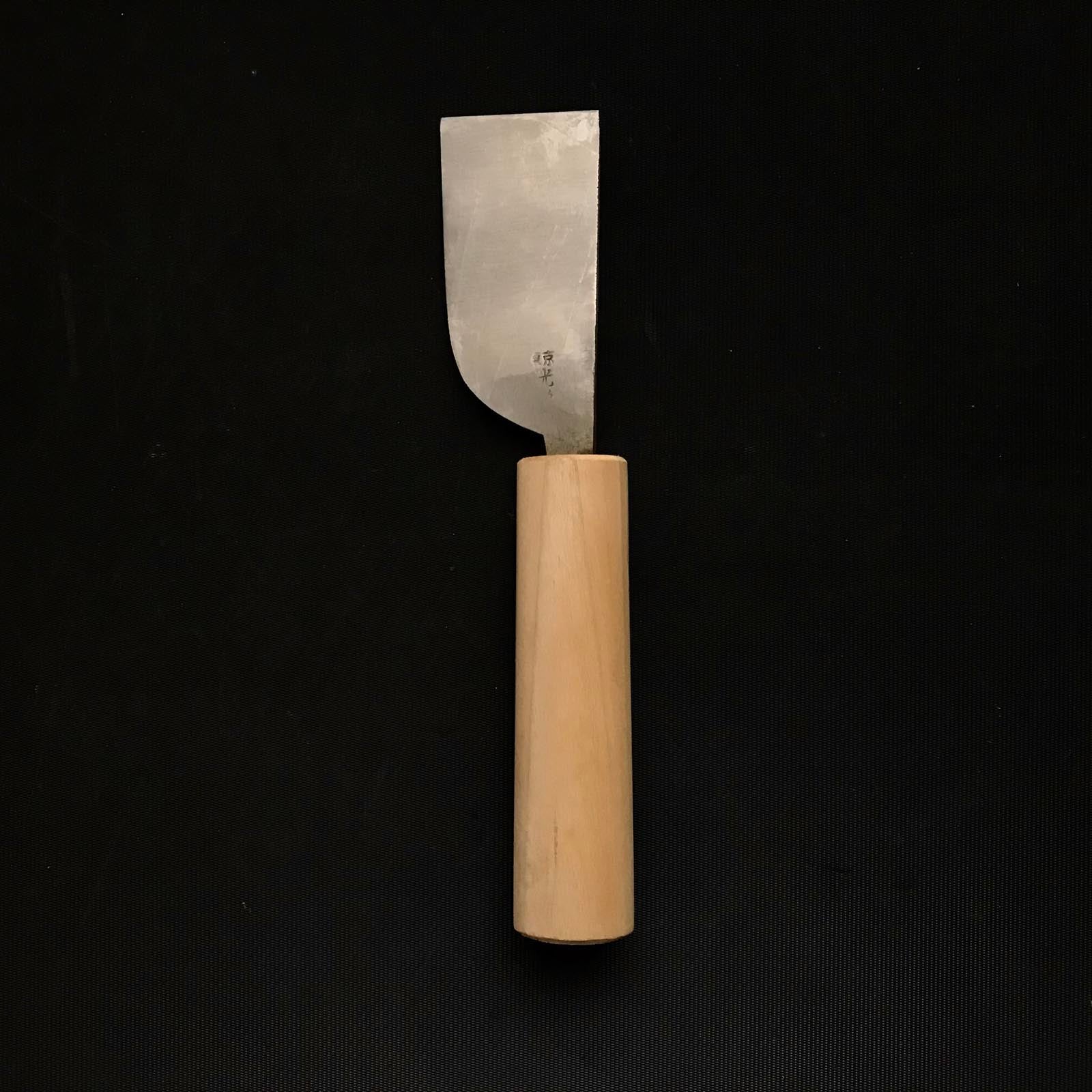 Old stock Kouetsu Hand Made Leather tools with blue steel 掘出し物 侊悦 革包丁 青紙鋼 36mm