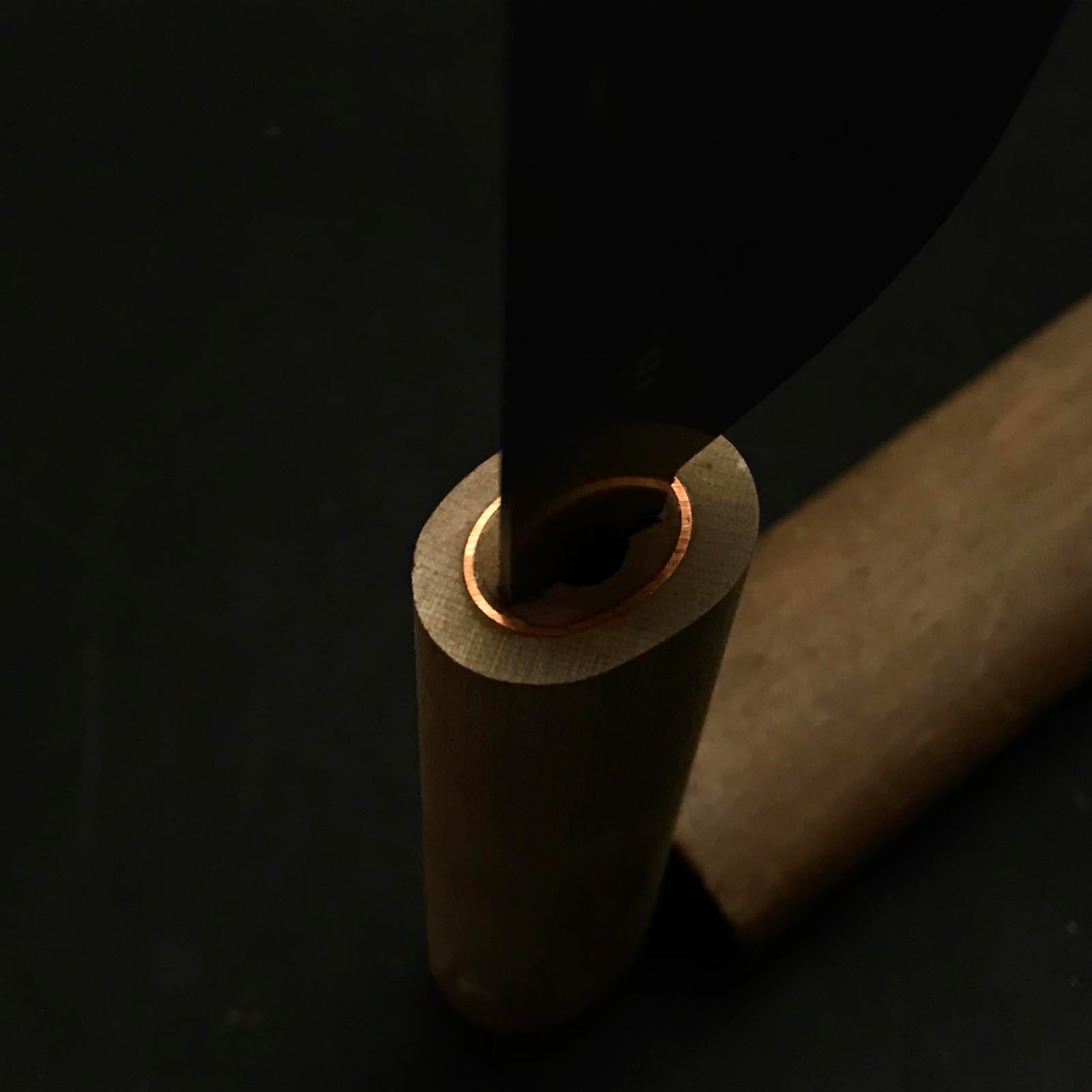 Old stock Norimasa Hand Made Leather tools 掘出し物 則正 革包丁 36mm