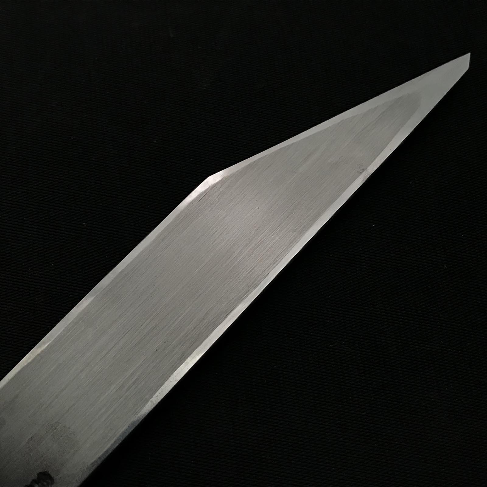Old stock Sakamitsu 1st generation Kiridashi Kokatana with white steel 掘出し物 初代坂光作 切出小刀 右 24mm