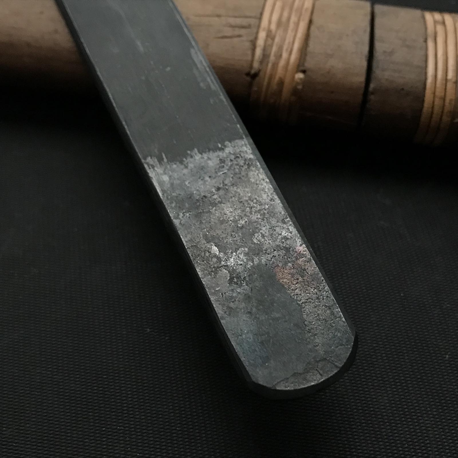 Old stock Sakamitsu 1st generation Kiridashi Kokatana with white steel 掘出し物 初代坂光作 切出小刀 右 24mm