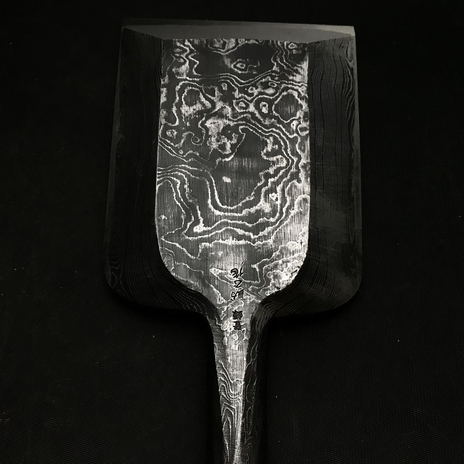 助正 幅広叩き鑿 90mm 墨流し