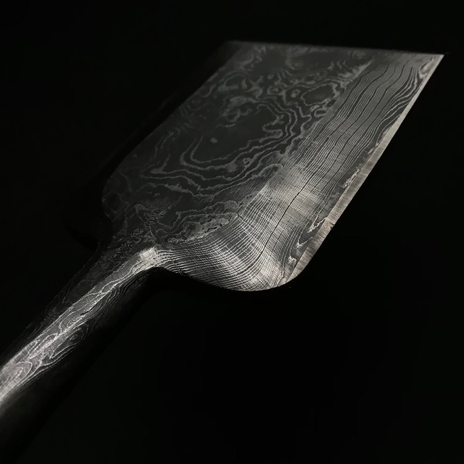 助正 幅広叩き鑿 90mm 墨流し