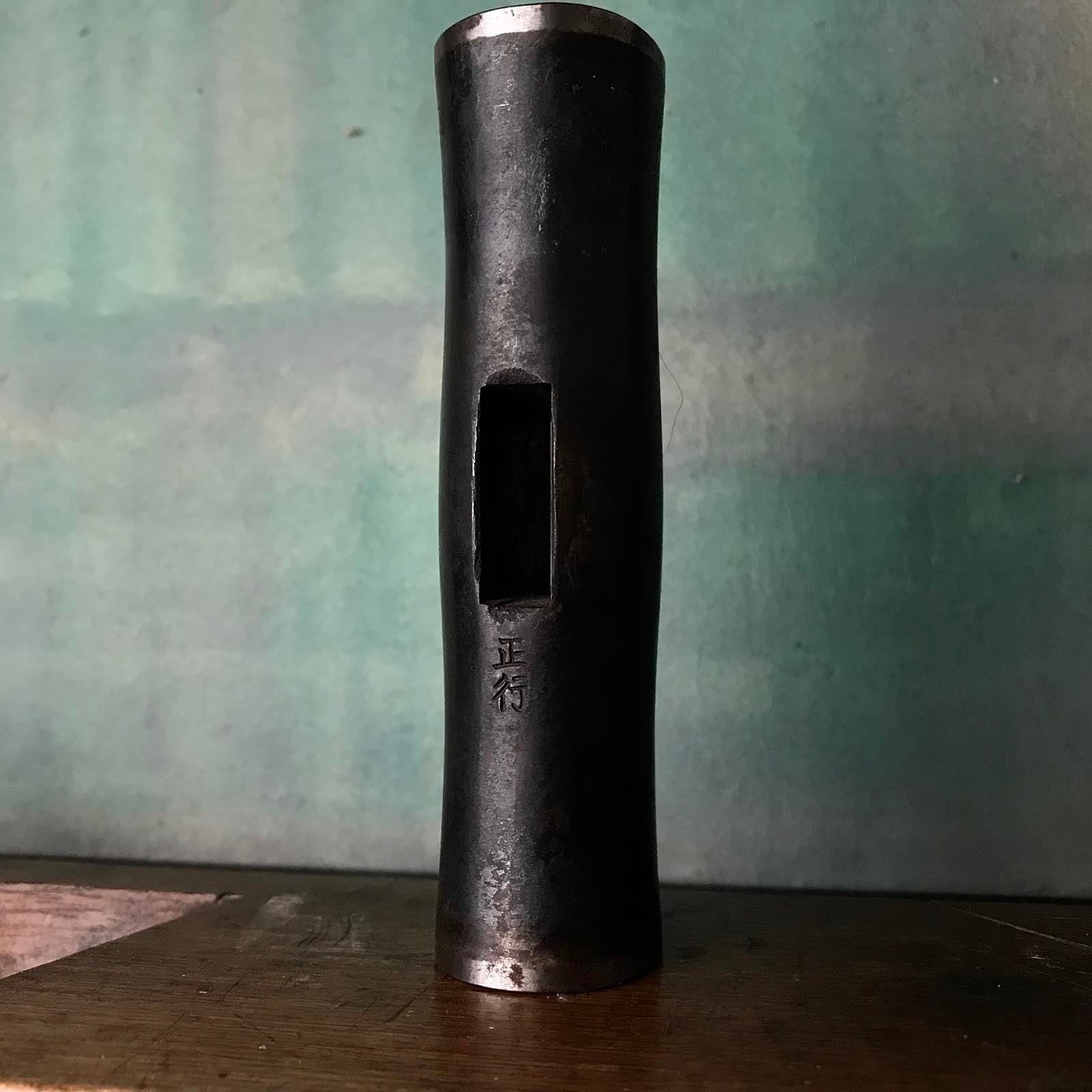 Old stock Masatsura Special made Round Hammers Blacksmith finish 掘出し物 正行 丸玄翁 黒仕上 620g