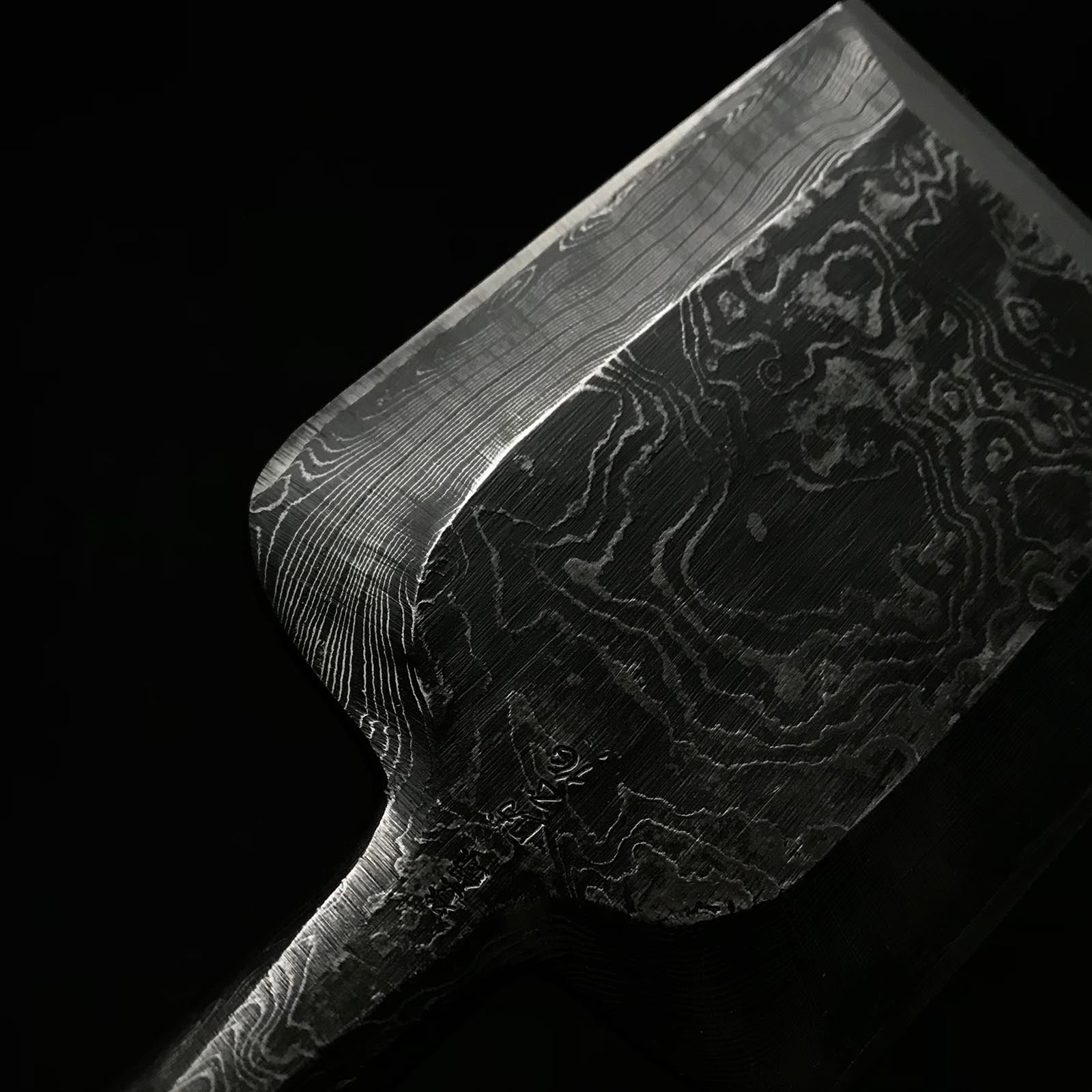 助正 幅広叩き鑿 90mm 墨流し