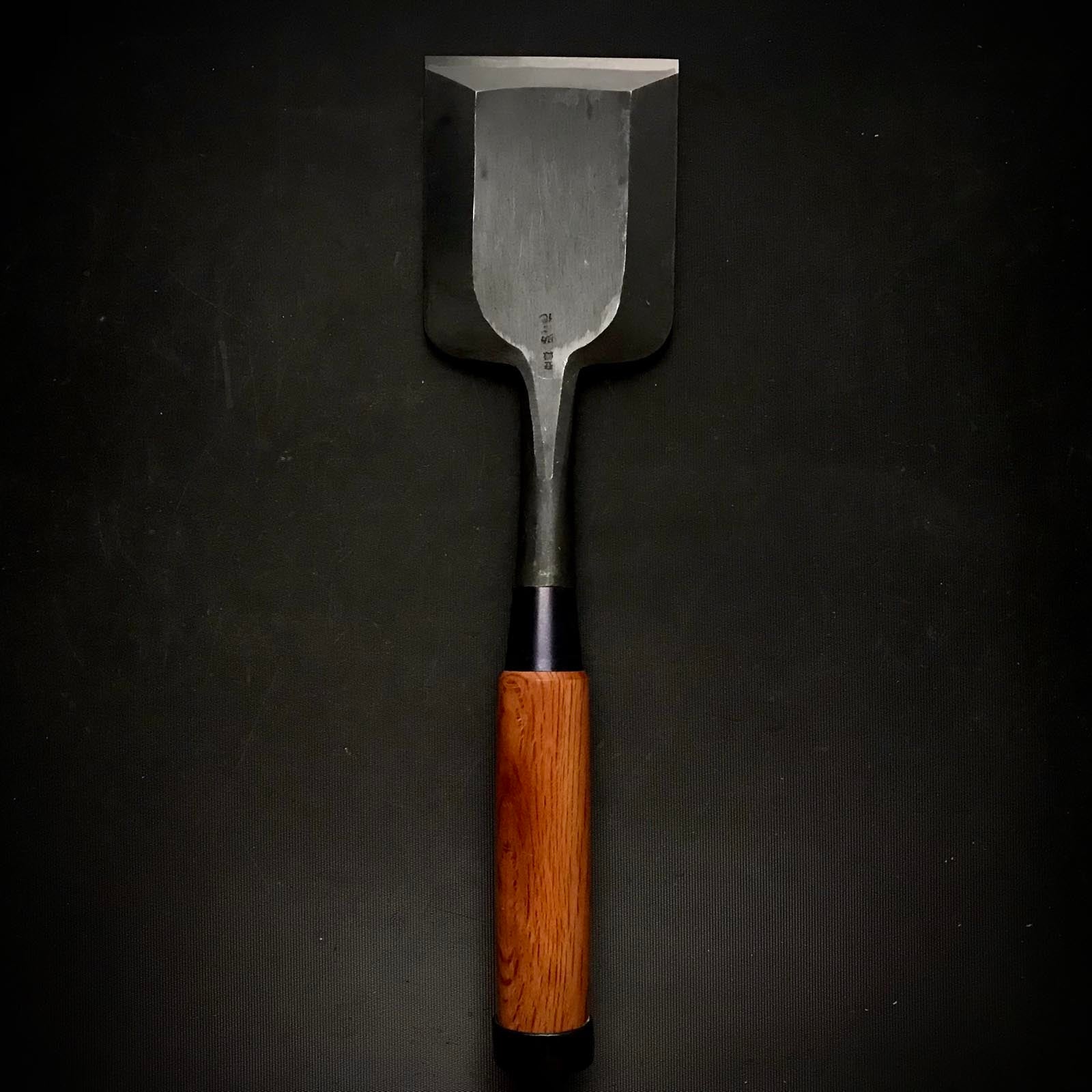 Sukemasa Extra width Timber chisels with white steel 助正 黒仕上 幅広叩き鑿 90mm Tatakinomi