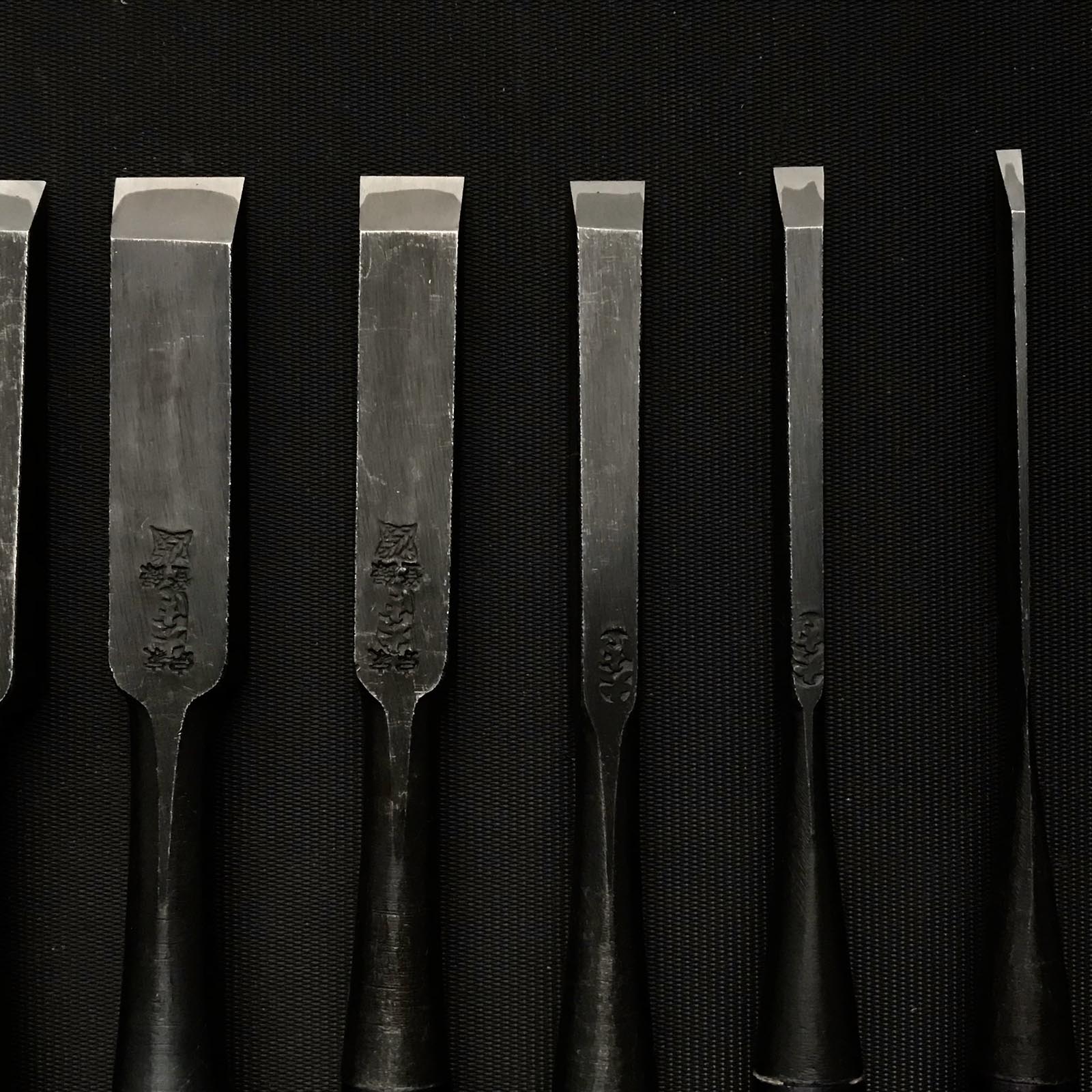 Ouchi Bench chisels set by Ouchi 4th generation 四代目大内俊明作 宗家大内 追入組鑿 Oirenomi