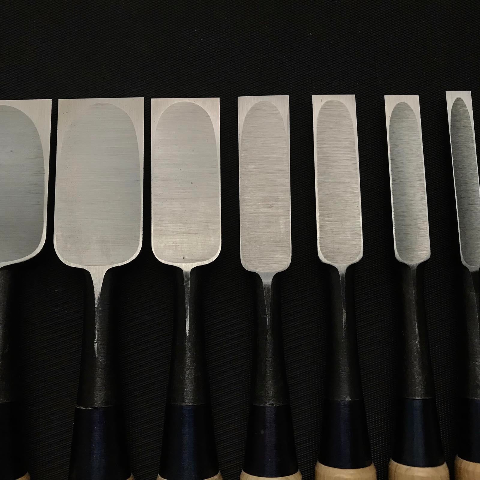 Ouchi Bench chisels set by Ouchi 4th generation 四代目大内俊明作 宗家大内 追入組鑿 Oirenomi