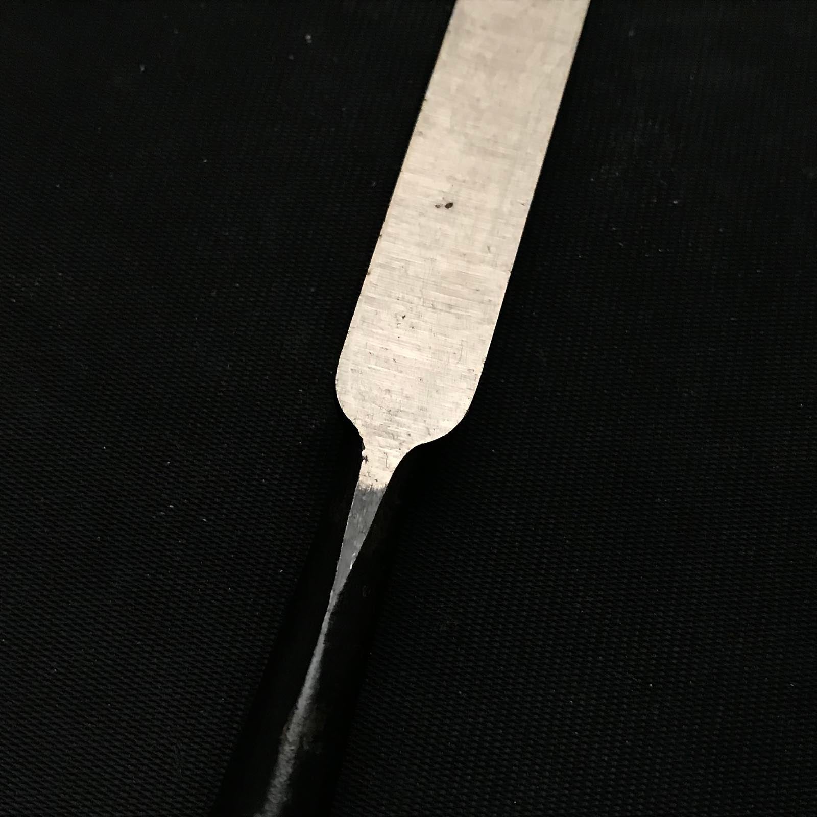 Old stock Hidechika Dovetail Paring chisels (Usunomi) with white steel 掘出し物 秀近 鎬薄鑿 15mm