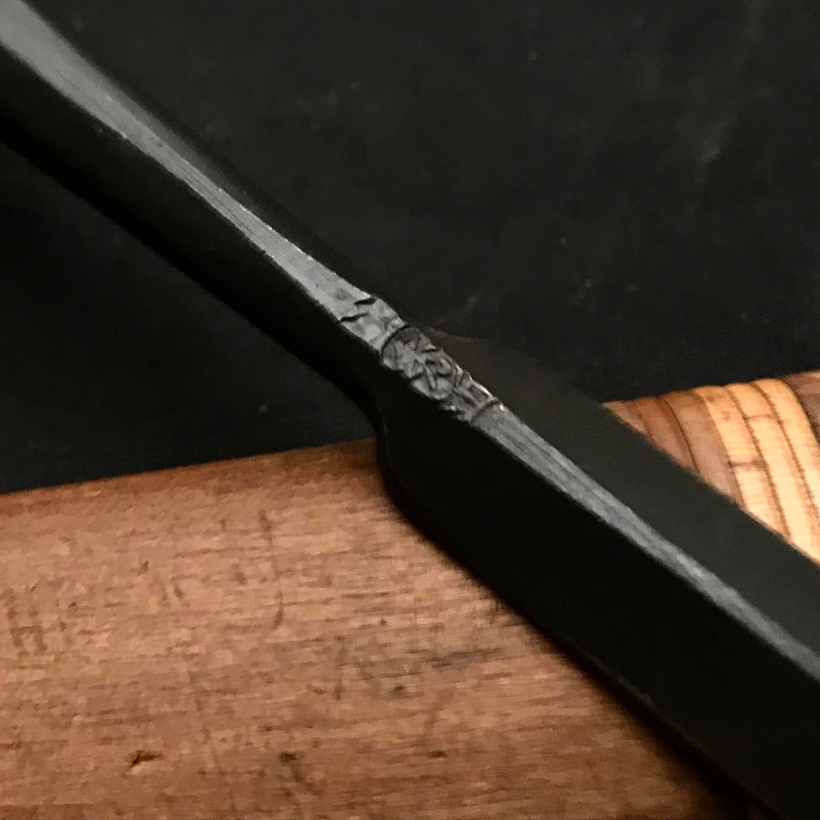 Old stock Hidechika Dovetail Paring chisels (Usunomi) with white steel 掘出し物 秀近 鎬薄鑿 15mm