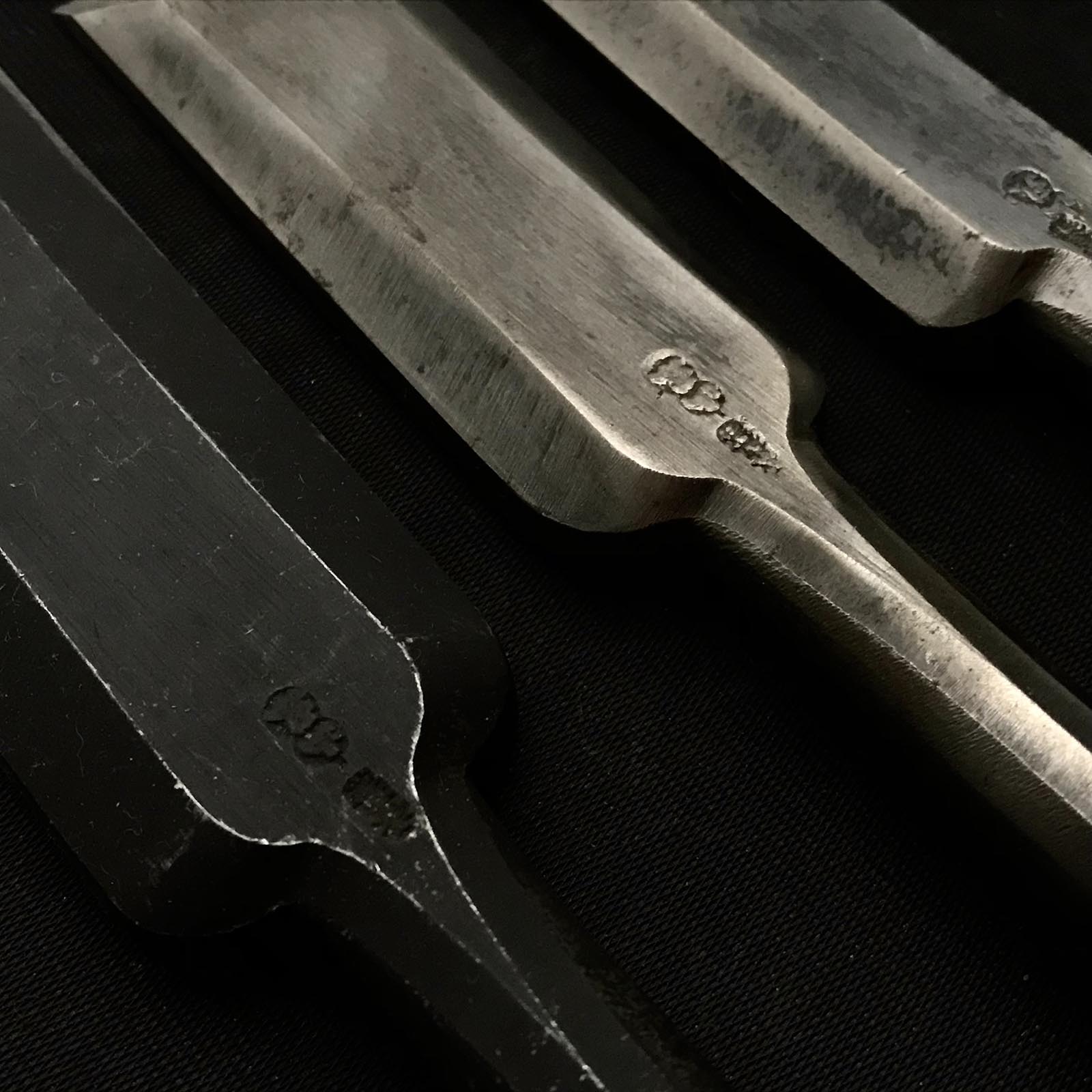 Used Yamahiro Timber chisels by Okayama Takeshi 中古 岡山猛作 山弘 叩鑿 Tatakinomi