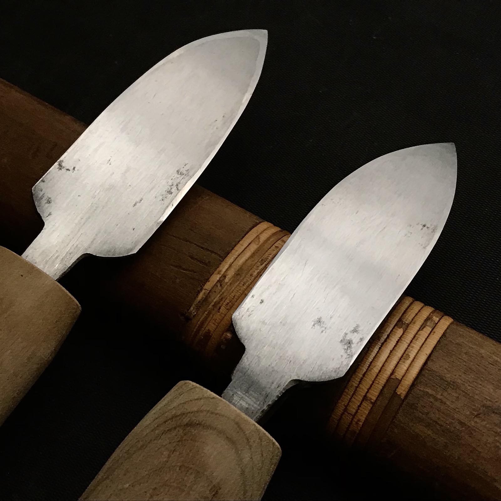 旧在庫 広嗣 小槍鉋 掘り出し物 廣貢 槍鉋 65mm&70mm