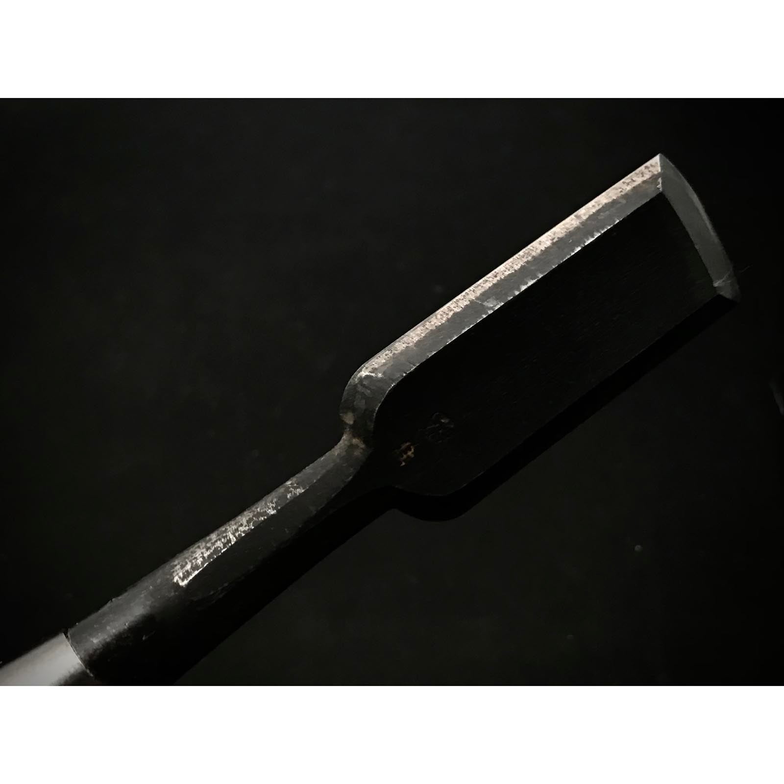 Old stock Yamahiro Soto maru chisels set by Okayama Takeshi 掘出し物 岡山猛作 山弘 外丸鑿5本組 Sotomarunomi