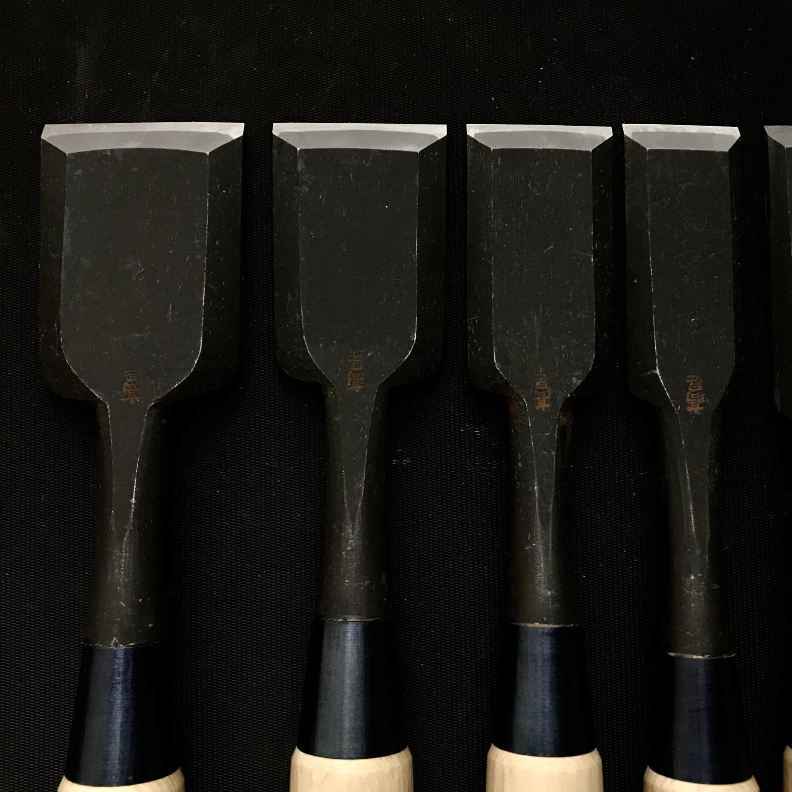 Takasho Bench chisels set with white steel ___ ___ 高昇作 追入組鑿 Oirenomi
