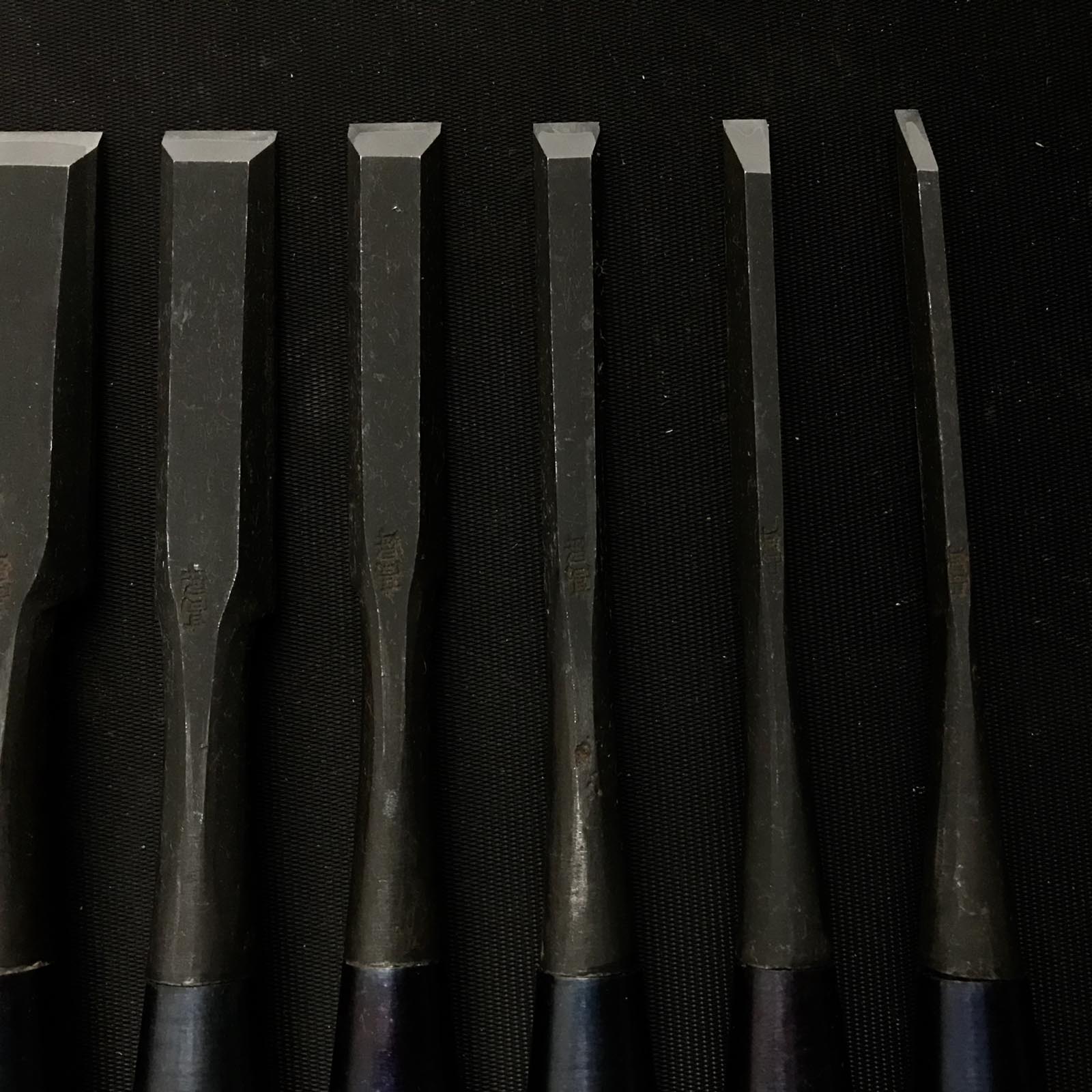 Takasho Bench chisels set with white steel ___ ___ 高昇作 追入組鑿 Oirenomi