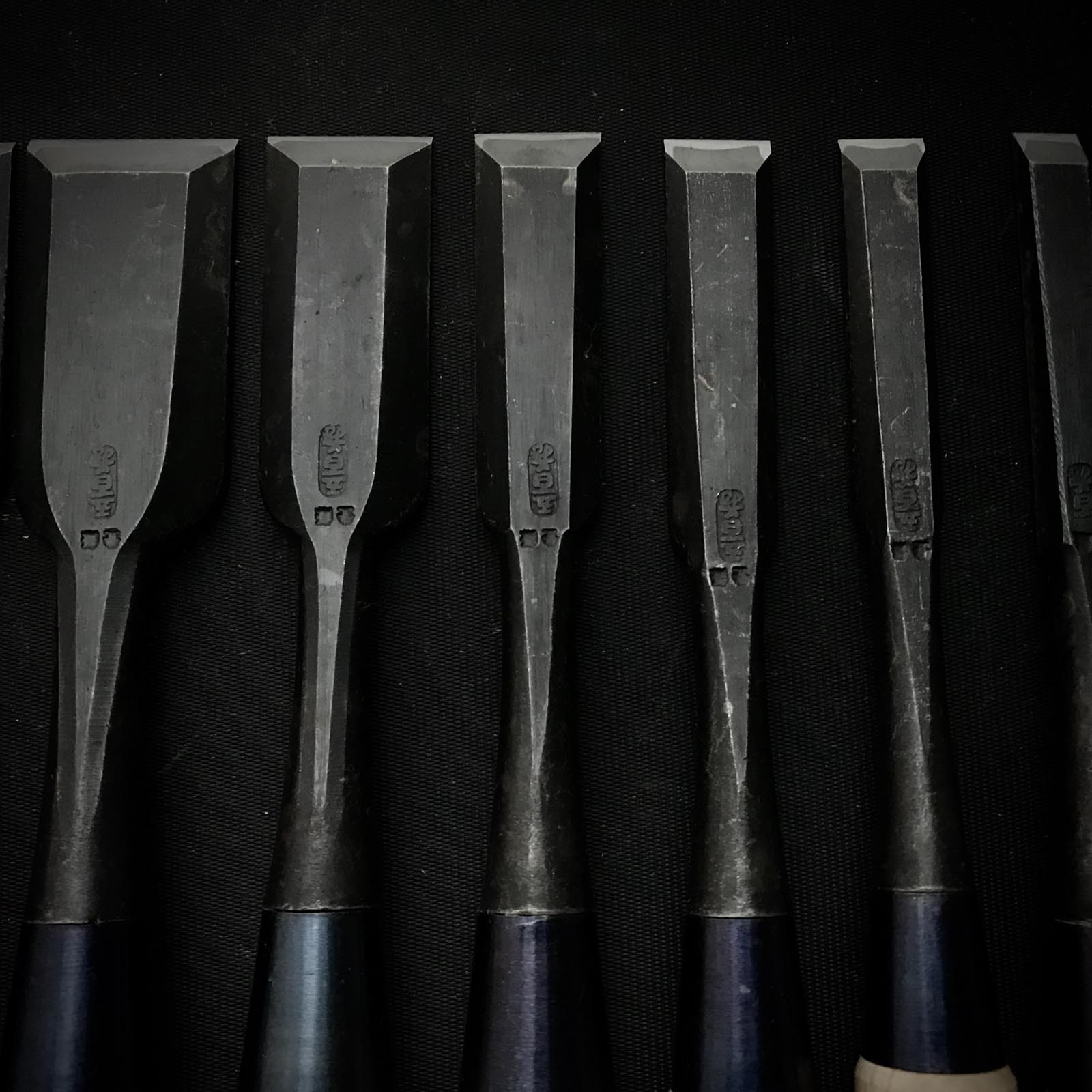 Ioroi Bench chisels set (Oirenomi) 五百蔵作 追入組鑿