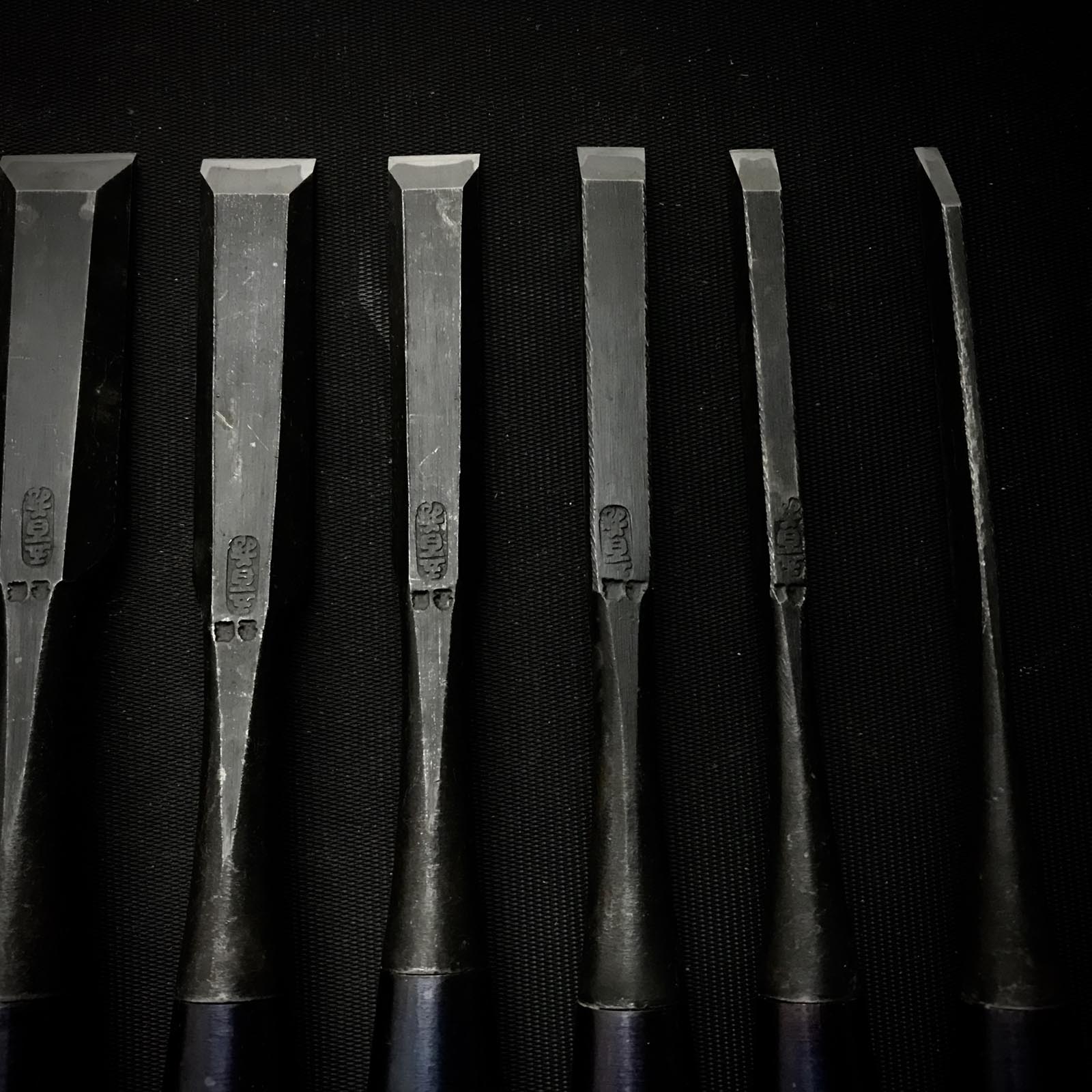 Ioroi Bench chisels set (Oirenomi) 五百蔵作 追入組鑿