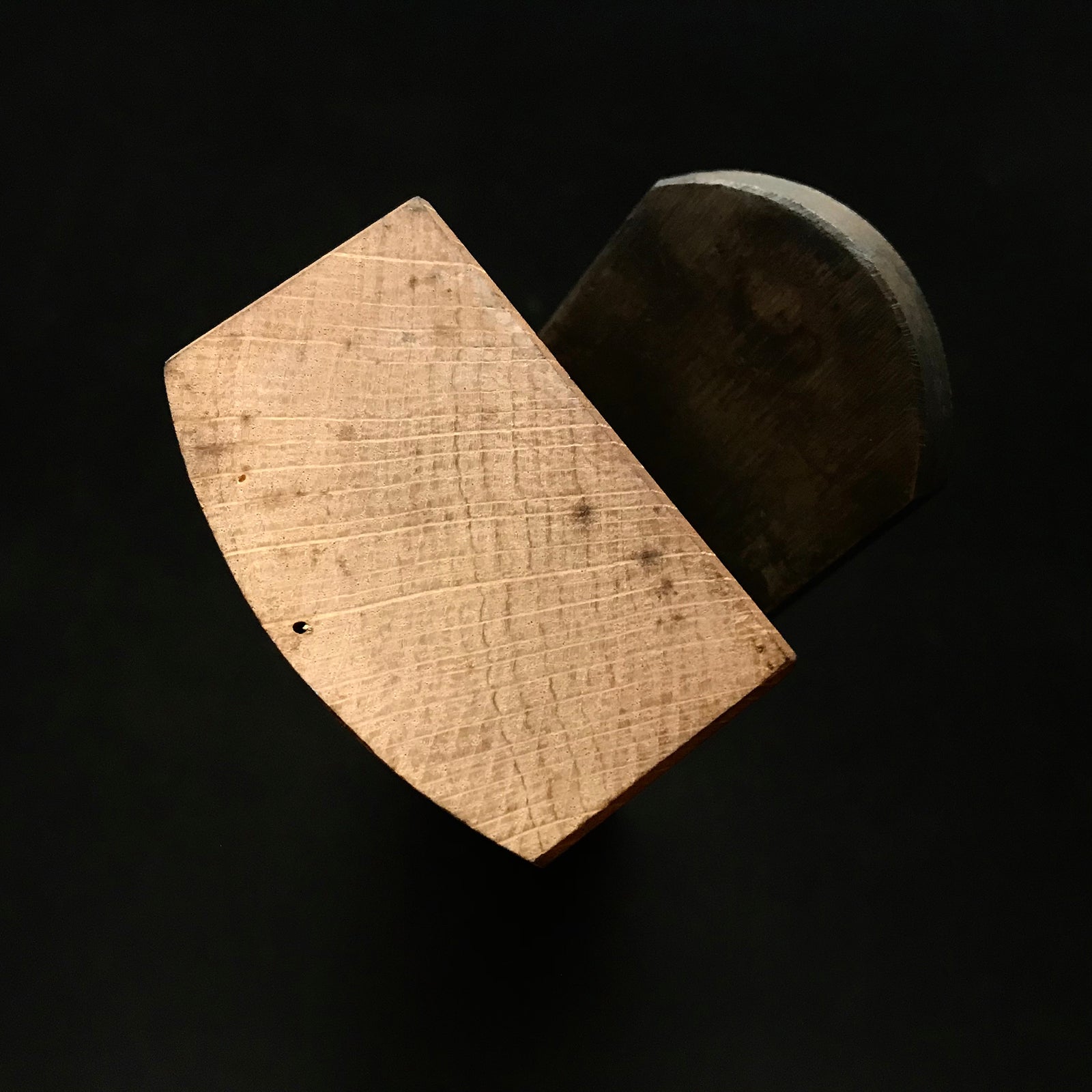 旧蔵長一郎丸鉋(外丸かんな) 掘り出し物 長一外郎丸鉋 42mm