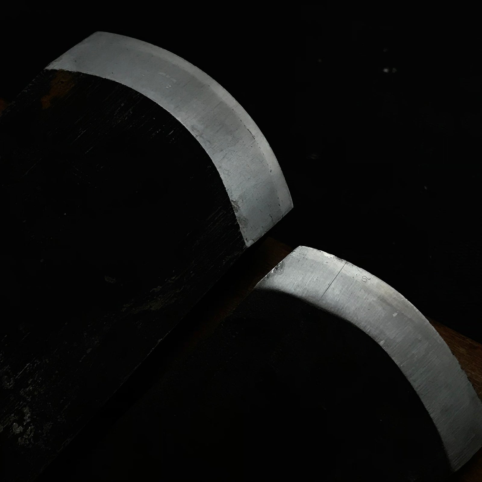 旧蔵長一郎丸鉋(外丸かんな) 掘り出し物 長一外郎丸鉋 42mm