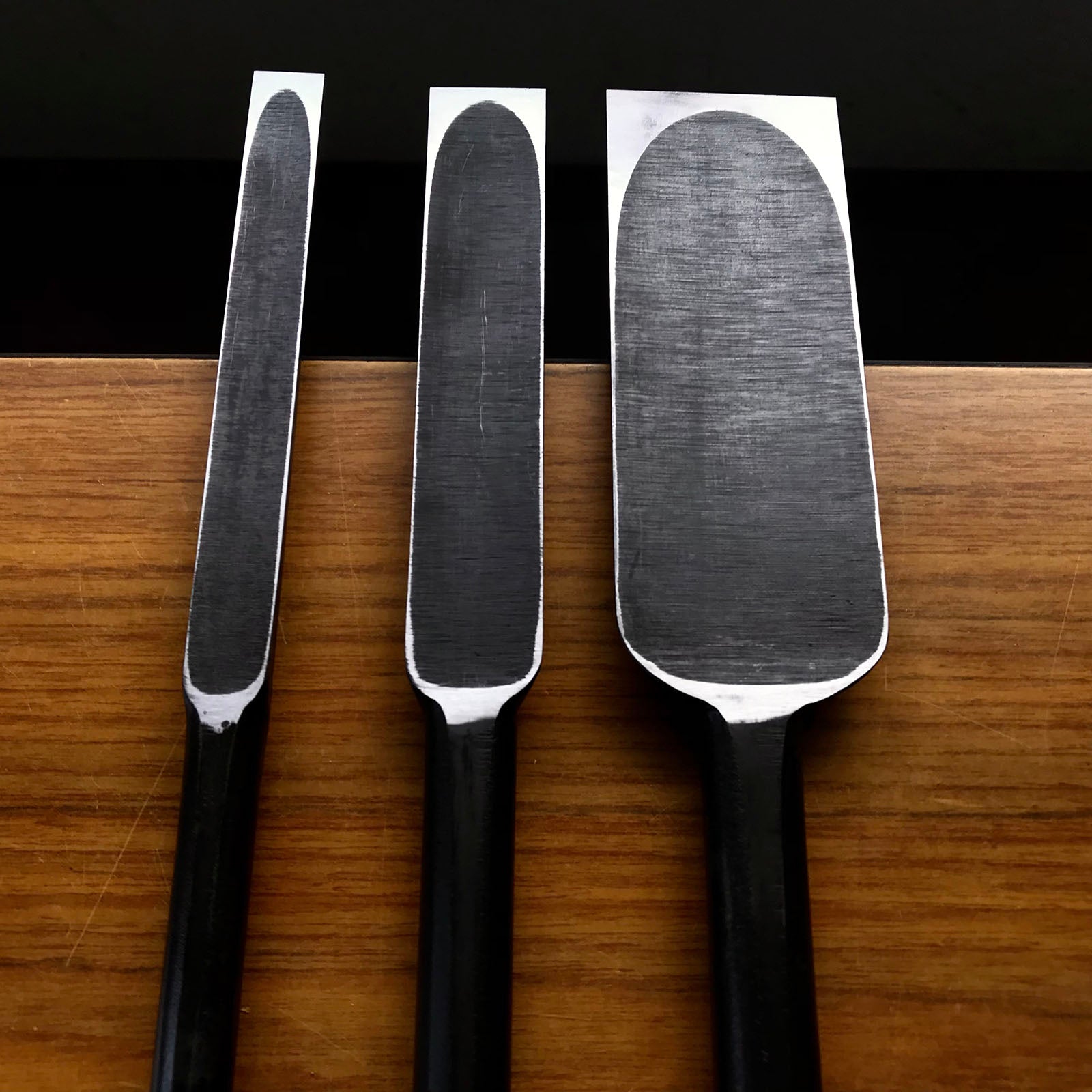 Tasai Fusetsu Slick Chisels (Anayanomi) 田斎風雪 香の突穴屋鑿 14.5mm 24mm 48mm