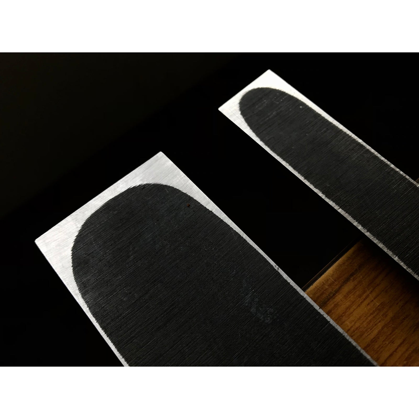 Sukemasa #3 (Third generation) Suminagashi Slick chisels set 三代目助正作 墨流し 本突組鑿 Hon-tsukinomi